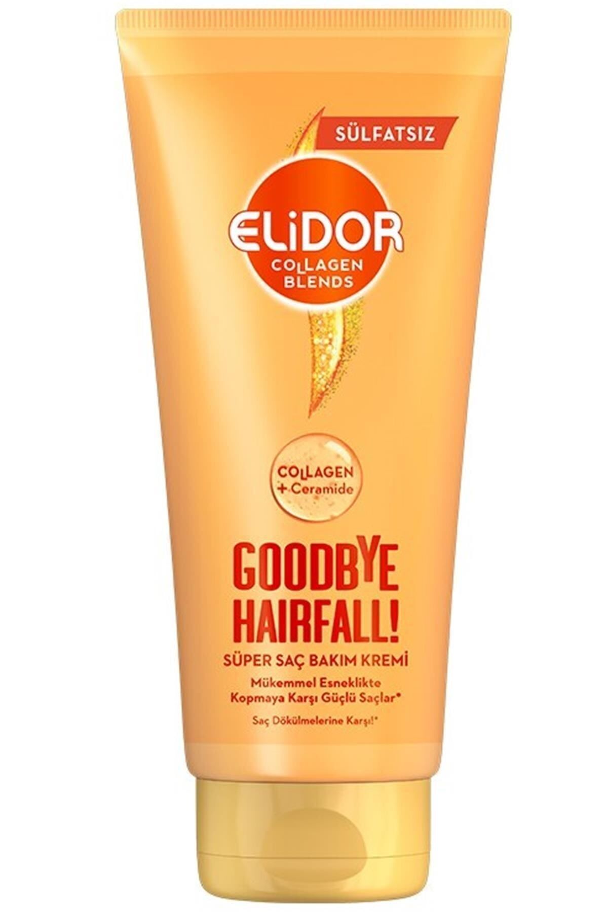 Elidor Collagen Blends Sulfate-Free Super Hair Care Cream Goodbye Hairfall Against Hair Loss 170