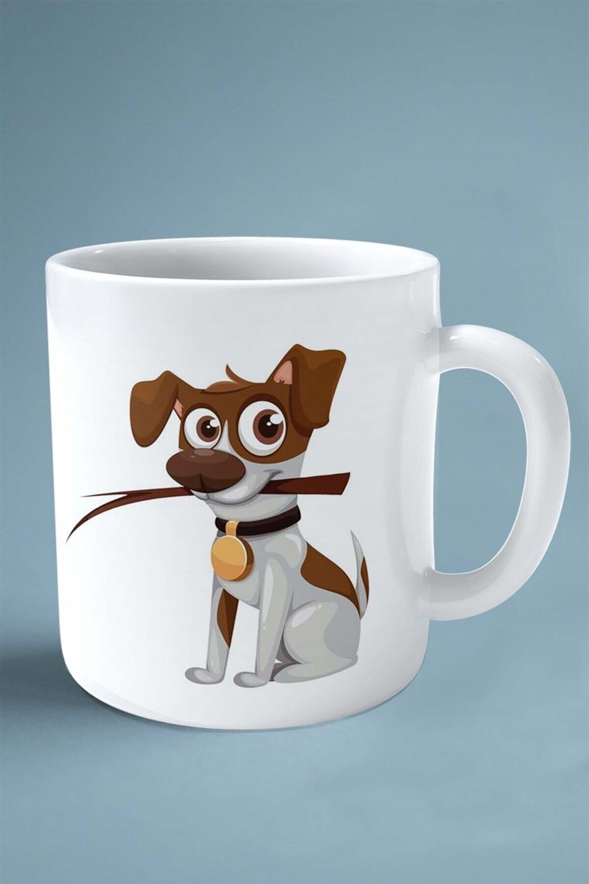 Arken Design Jack Russell Terrier Köpek Isimli Kişiye Özel Baskılı Kupa Bardak Dal Madalyon