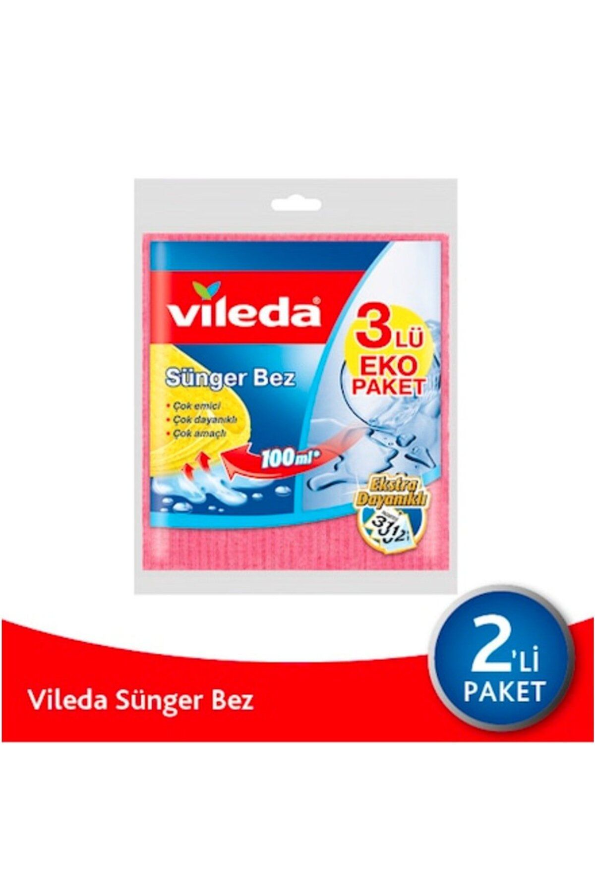 Vileda Sünger Bez 3 Lü X 2 Adet