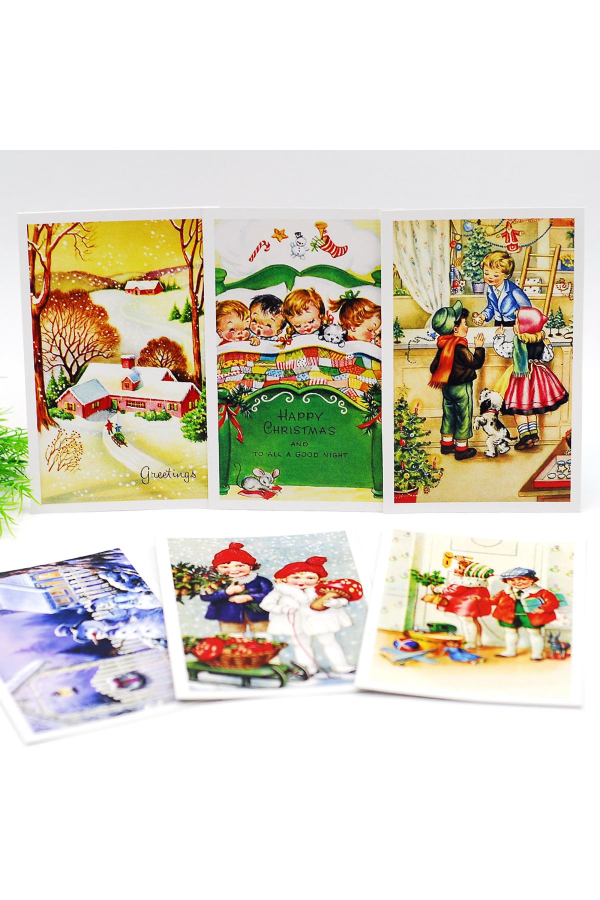 Bimotif Kartpostal, Yılbaşı, Happy Christmas 6 Adet