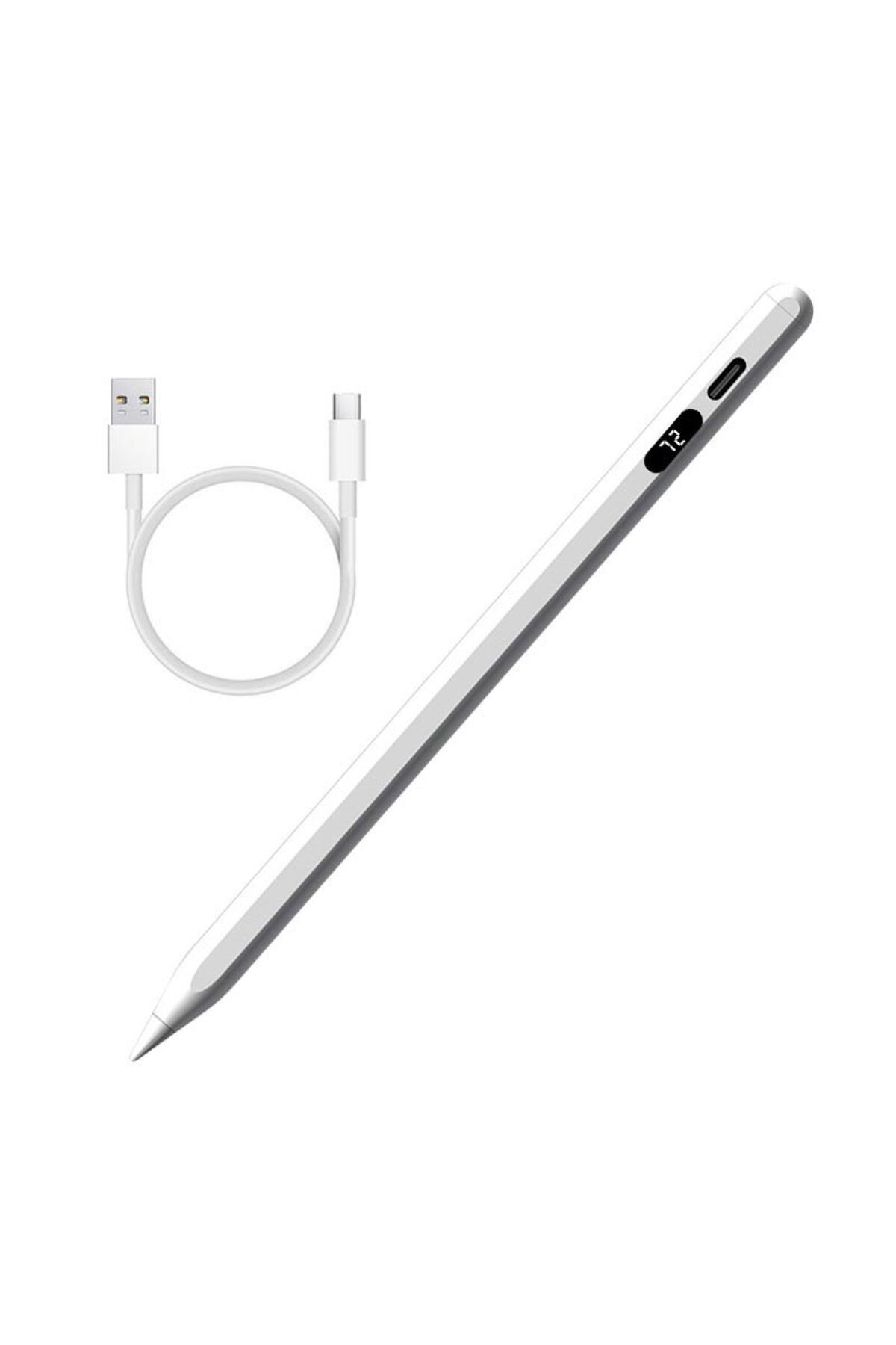 Apera NR45 Alüminyum Kasa Şarjlı Tablet Kalemi iOS iPad Mini Air Pro Dijital Ekranlı Mıknatıslı