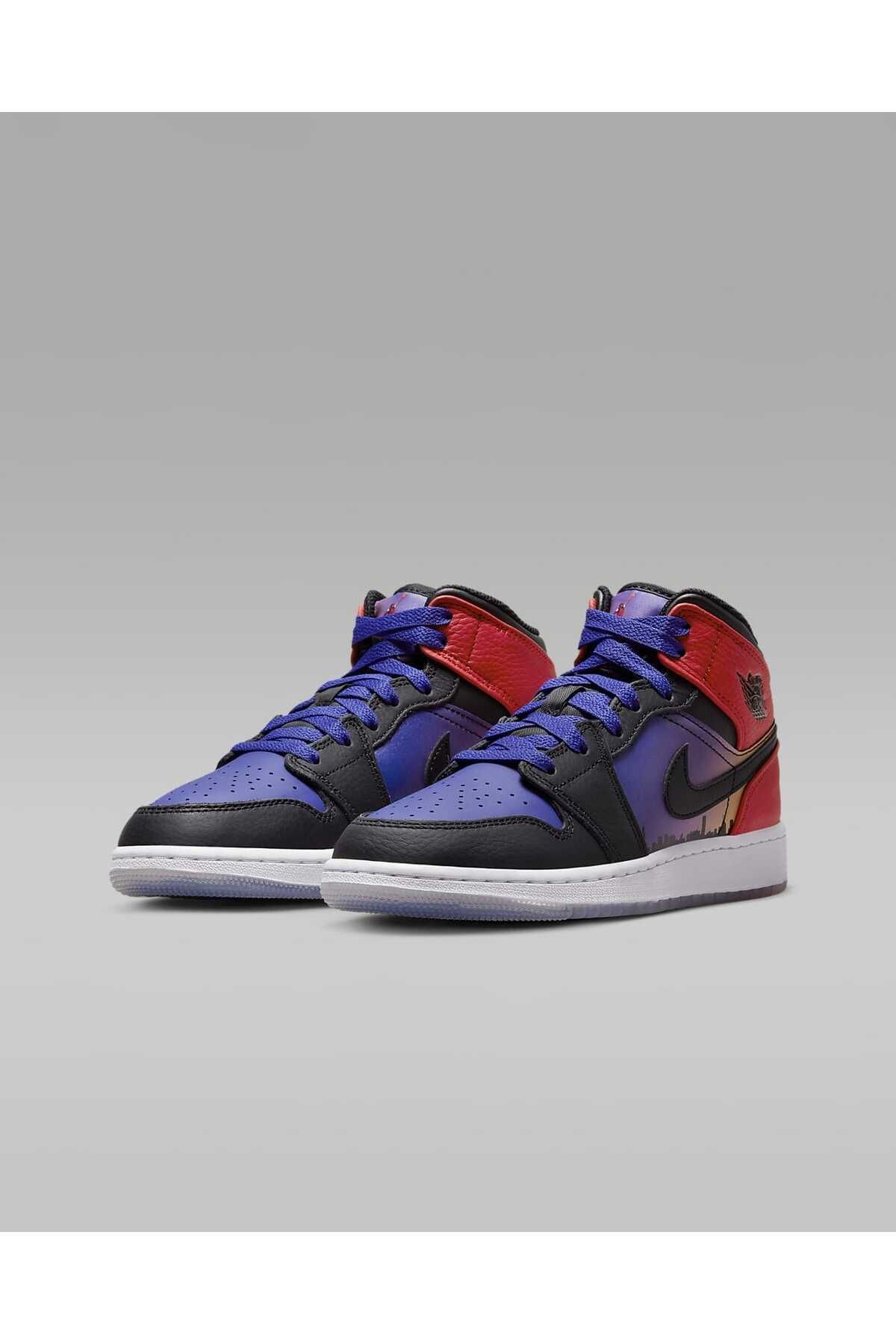 Nike Air Jordan 1 Mid Ss GS Çocuk Ayakkabı Sneaker