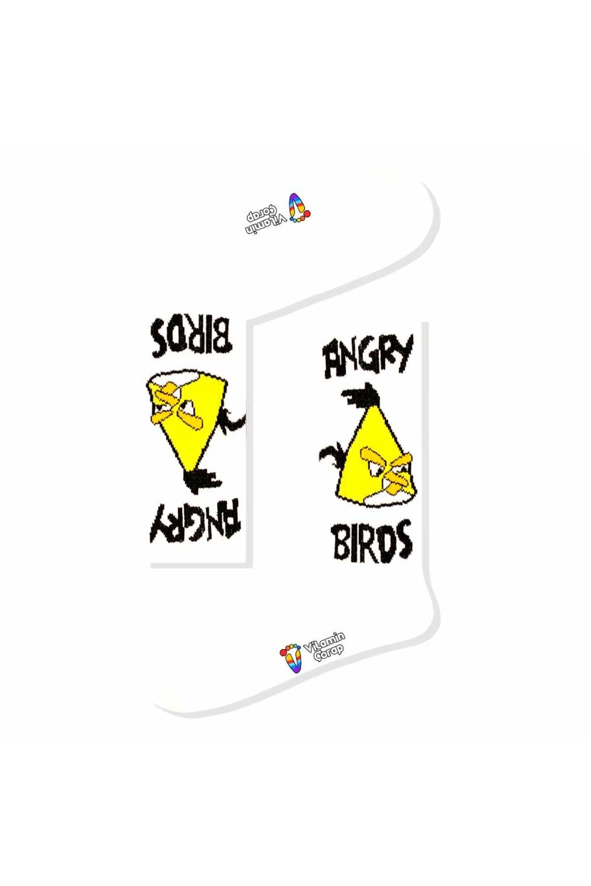 Vitamin Çorap Angry Birds Chuck Atletik Çorap