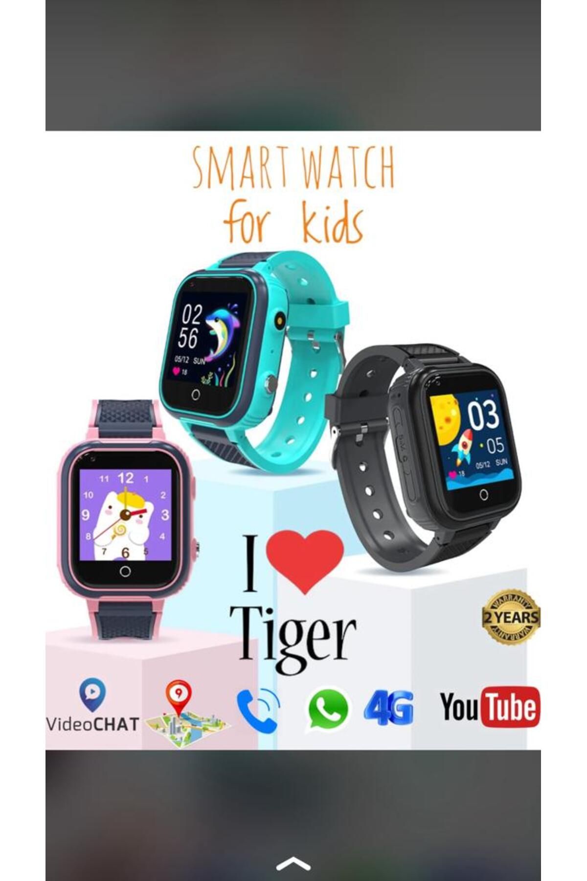 Tiger Milky Watch Air X-level 4g Akıllı Çocuk Saati