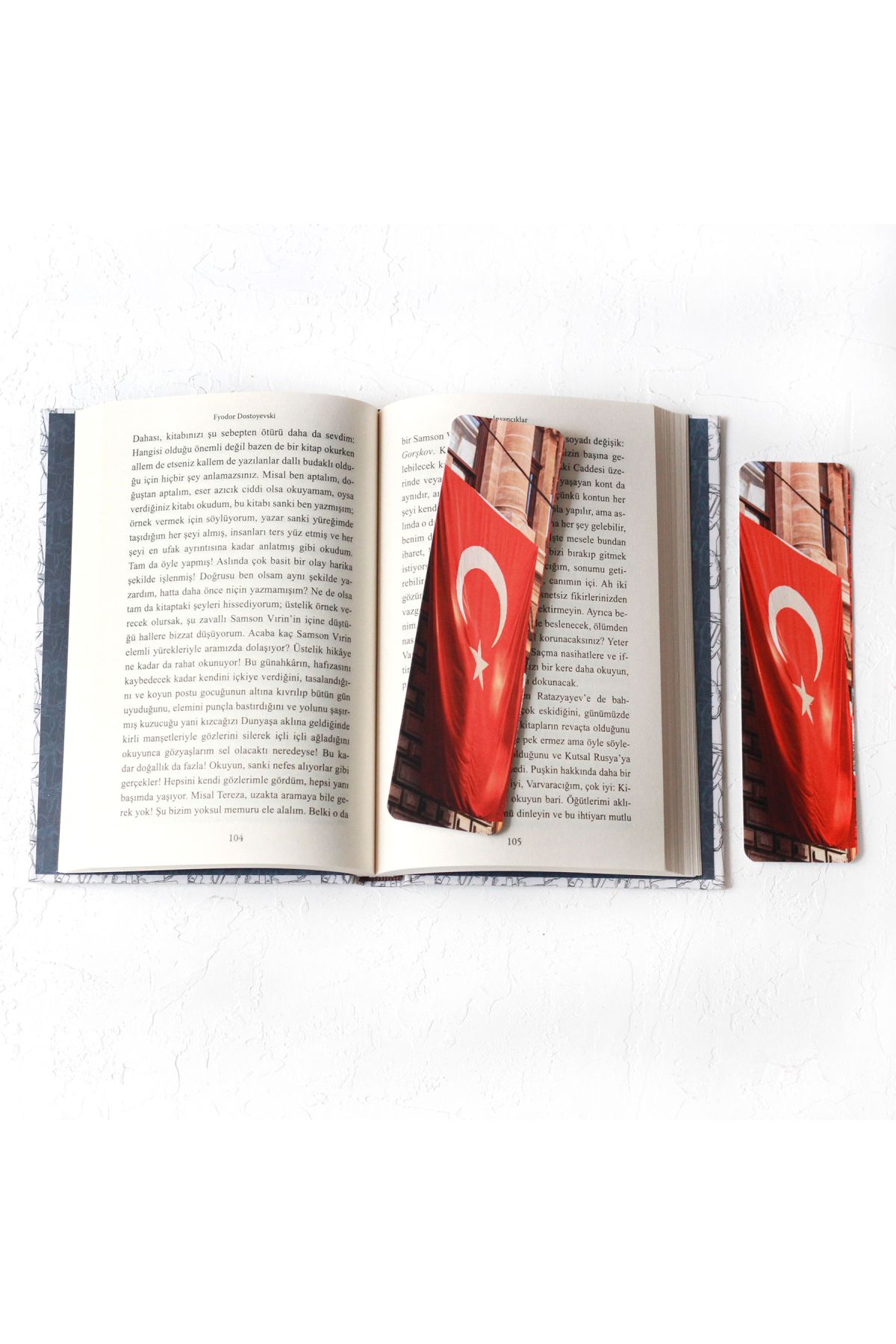Bimotif Kitap Ayracı, Türk Bayrağı 2 Adet