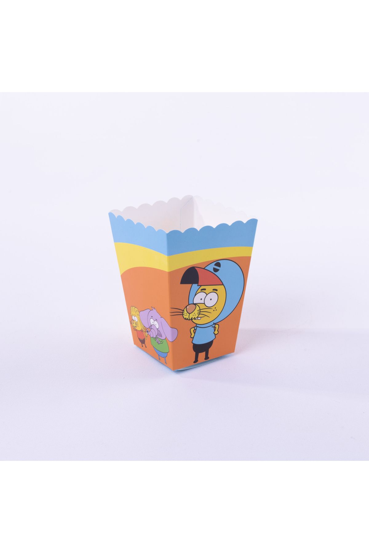 Bimotif Turuncu Kral Şakir temalı popcorn kutusu 4 adet