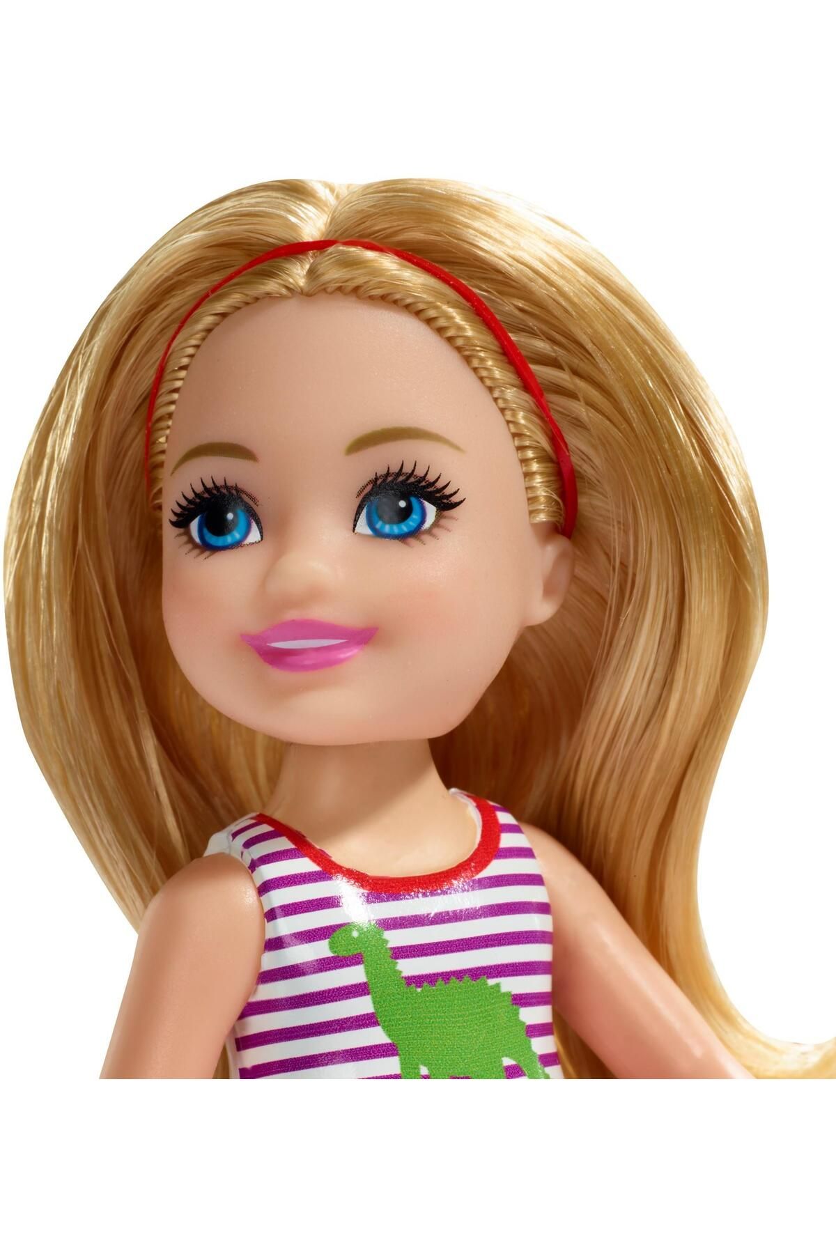 Barbie Chelsea Dinazor Desenli Tişörtlü Bebek  FXG82-DWJ33