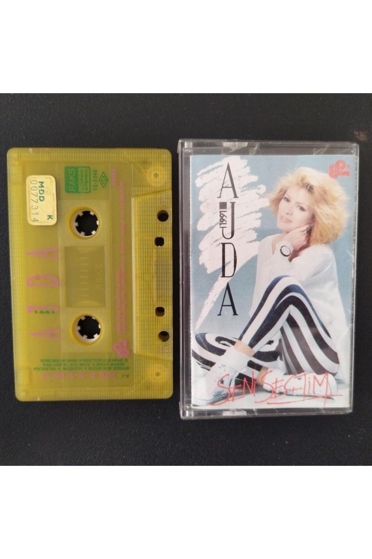 Cassette Ajda – Seni Seçtim – 1991 Türkiye Basım Kaset Albüm 2. el