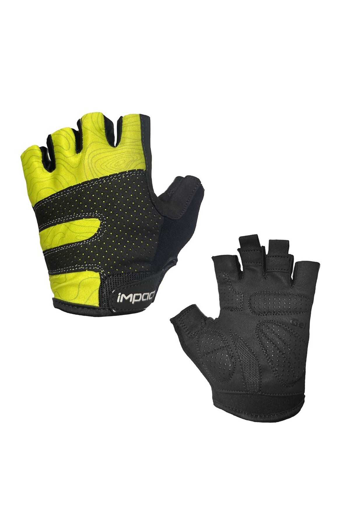 Impact Eldiven Jelli Impact Peak Neon Sarı-Medium