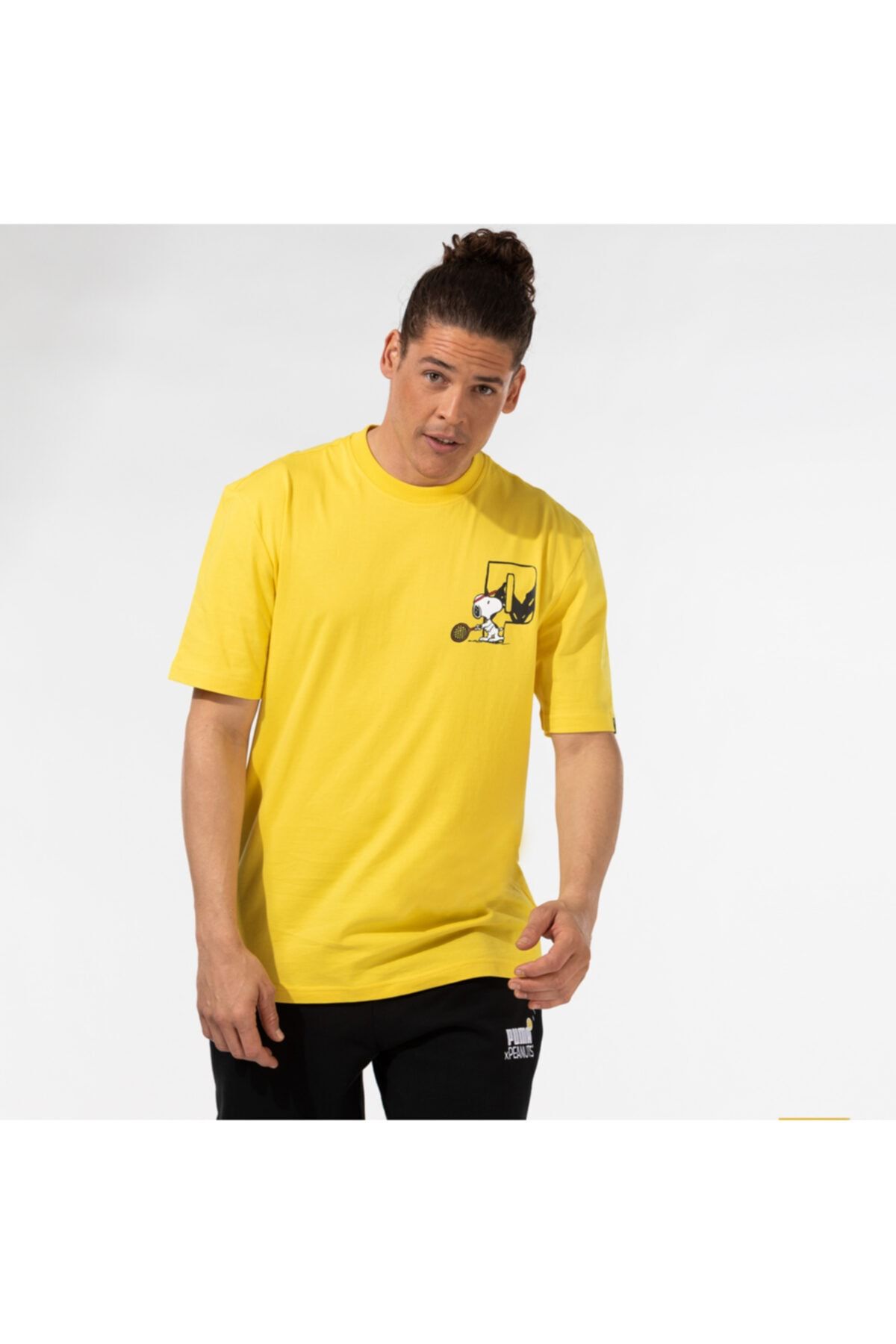 Puma X Peanuts Erkek Sarı T-Shirt
