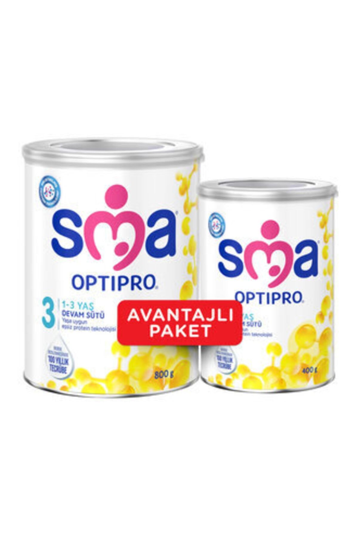 SMA Optipro Devam Sütü 3 800 G + 400 G