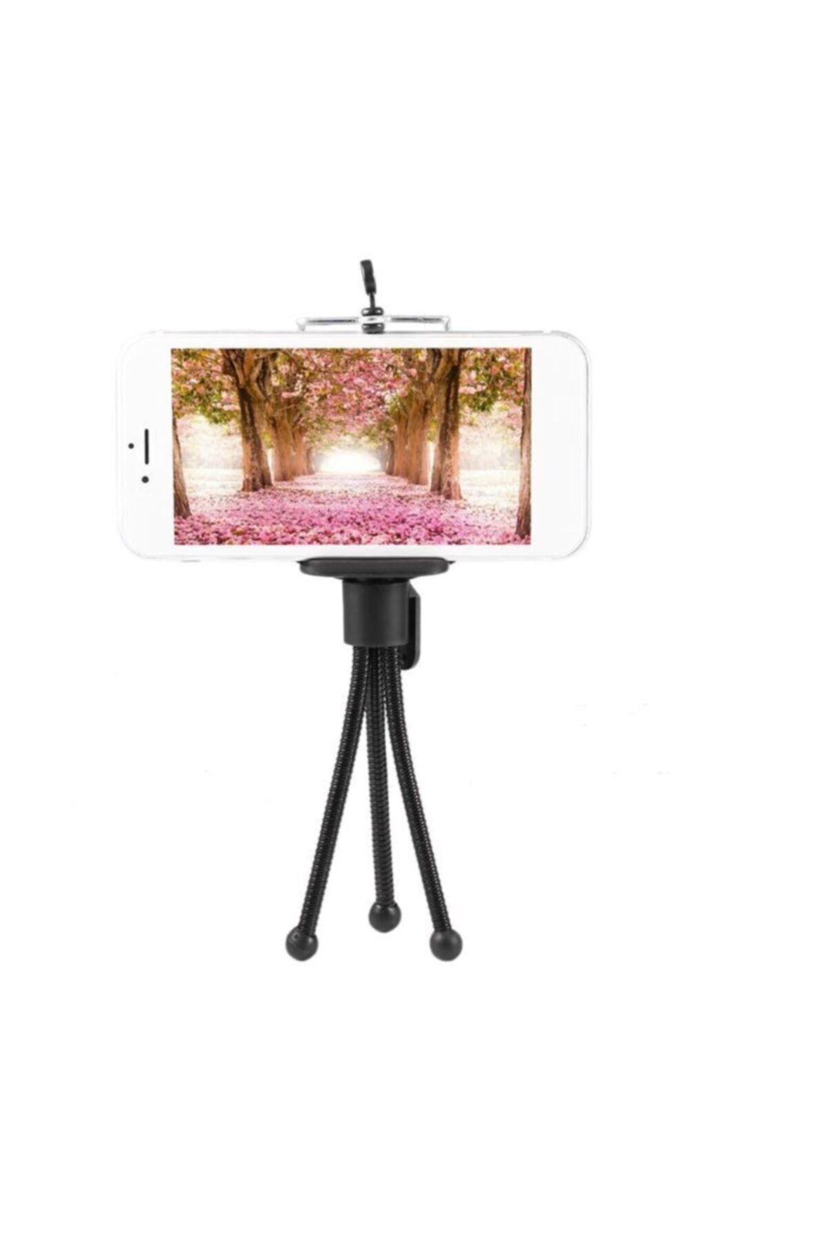 Genel Markalar Telefon Ve Kamera Için Esnek Metal Mini Tripod (11 Cm)
