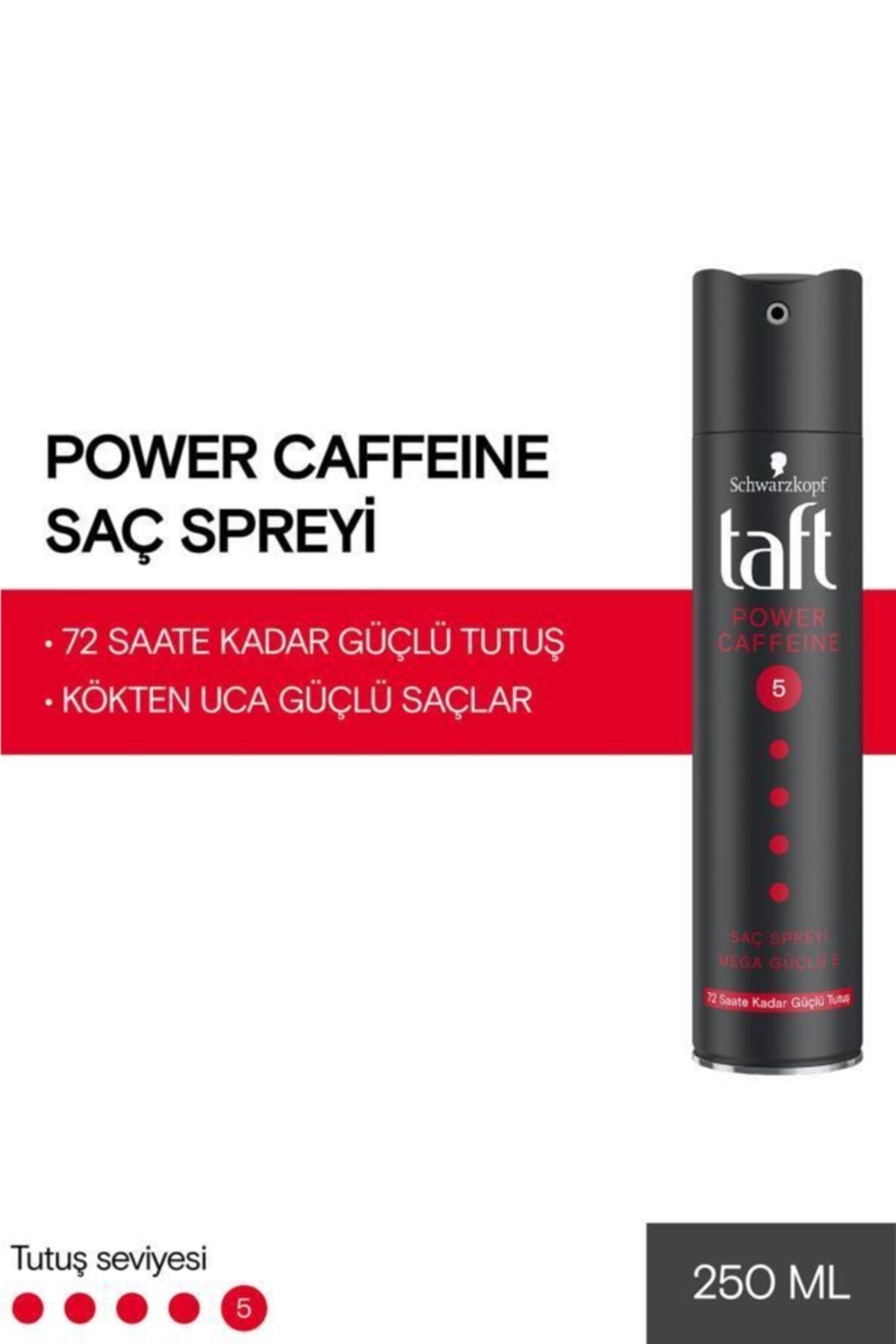 Taft Power Kafein Sprey 250 Ml