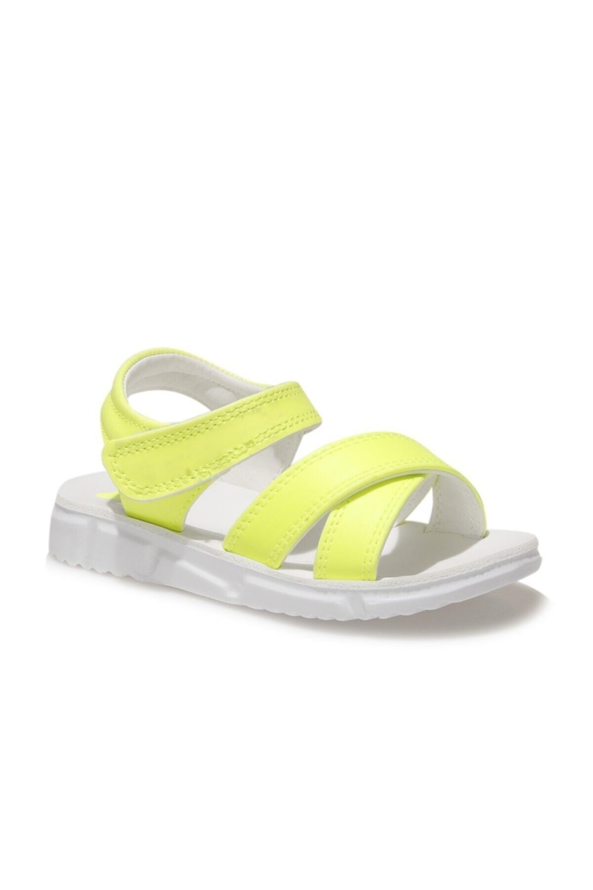 SEVENTEEN VELMA 1FX Neon Sarı Kız Çocuk Sandalet 101029290