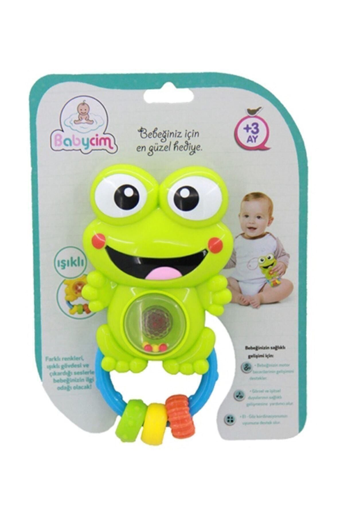 BİRLİK TOYS Çıngırak Işıklı,Sesli,Müzikli Kurbağa