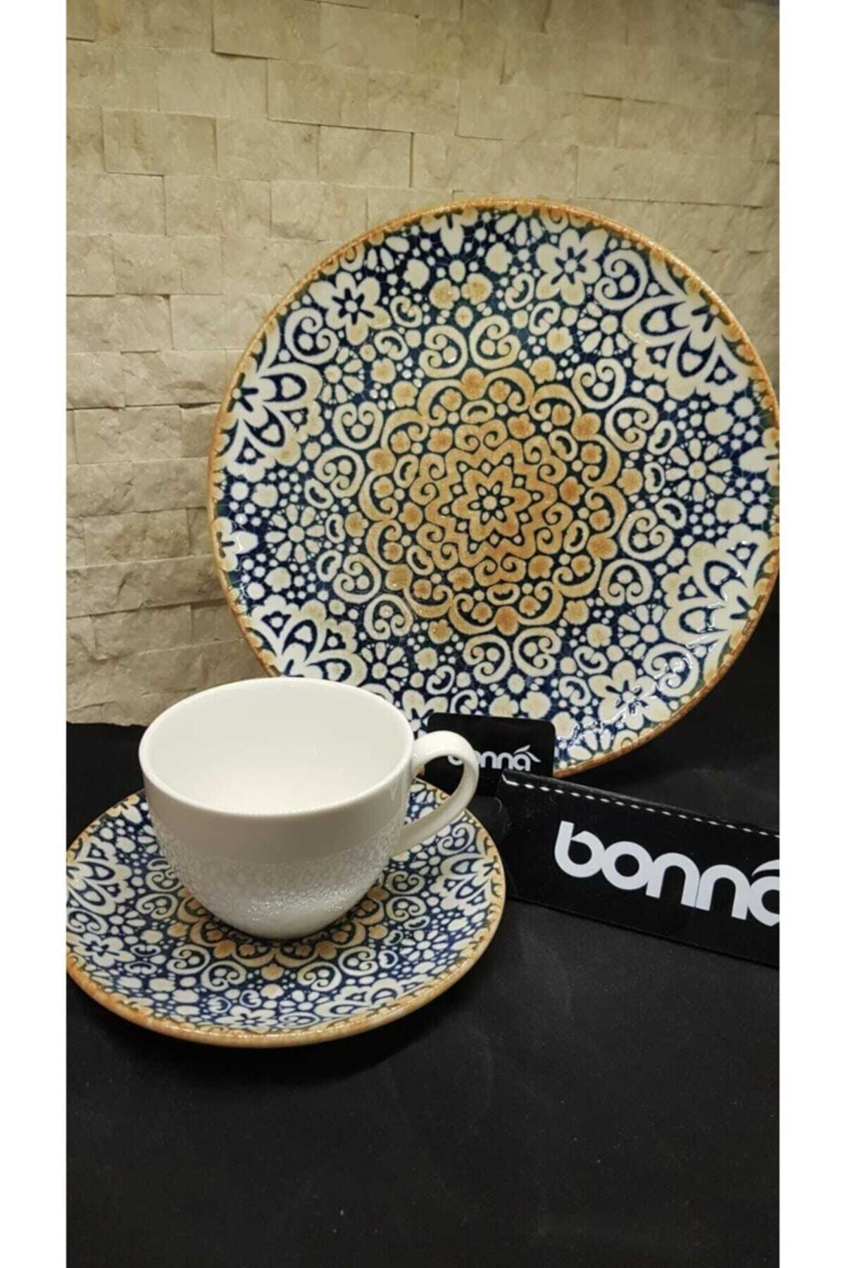 Bonna Alhambra 6 Kişilik Çay Seti Ve Pasta Takımı