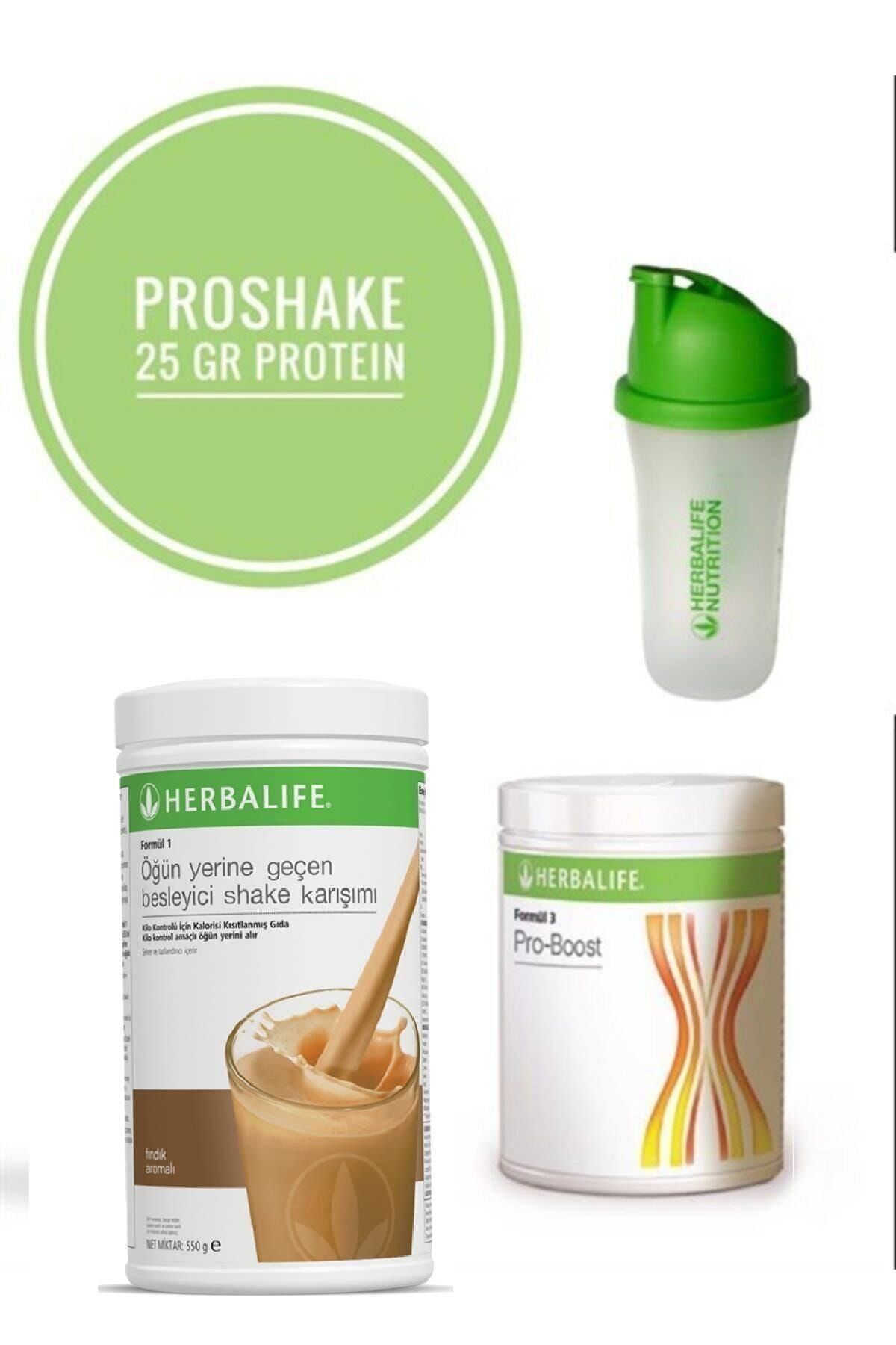 Herbalife Proshake ( Fındık Shake, Pro-boost, Shaker)