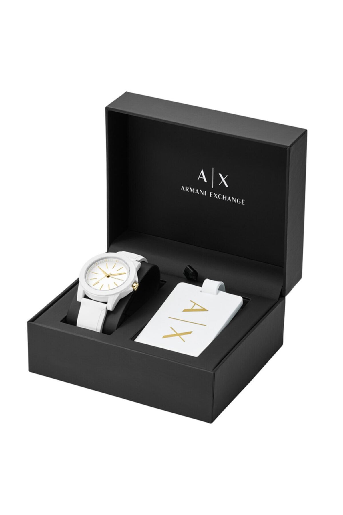 Armani Exchange Kadın Set Kol Saati Ve Valiz Etiketi