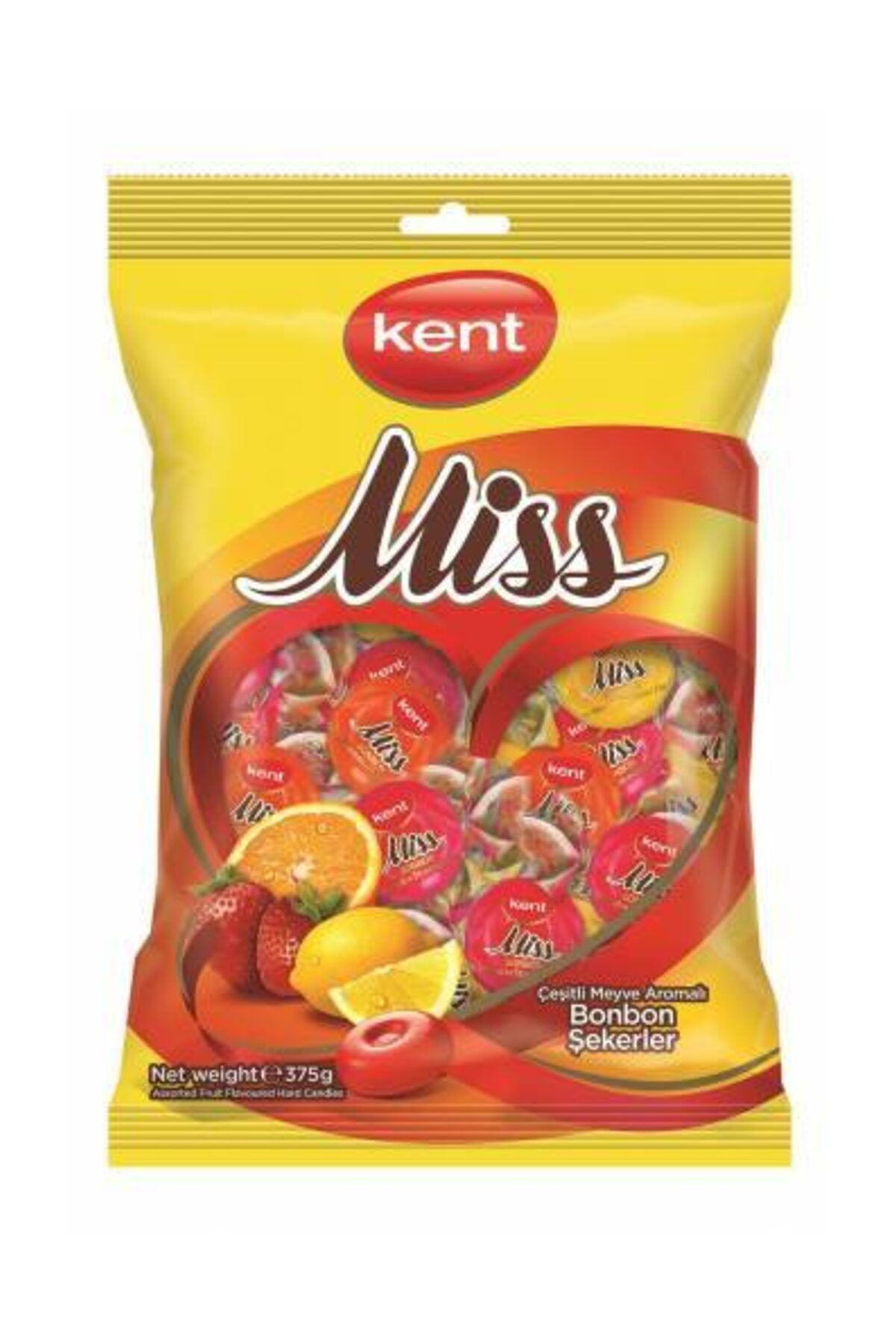Kent Miss Meyve Aromalı Bonbon 375 gr