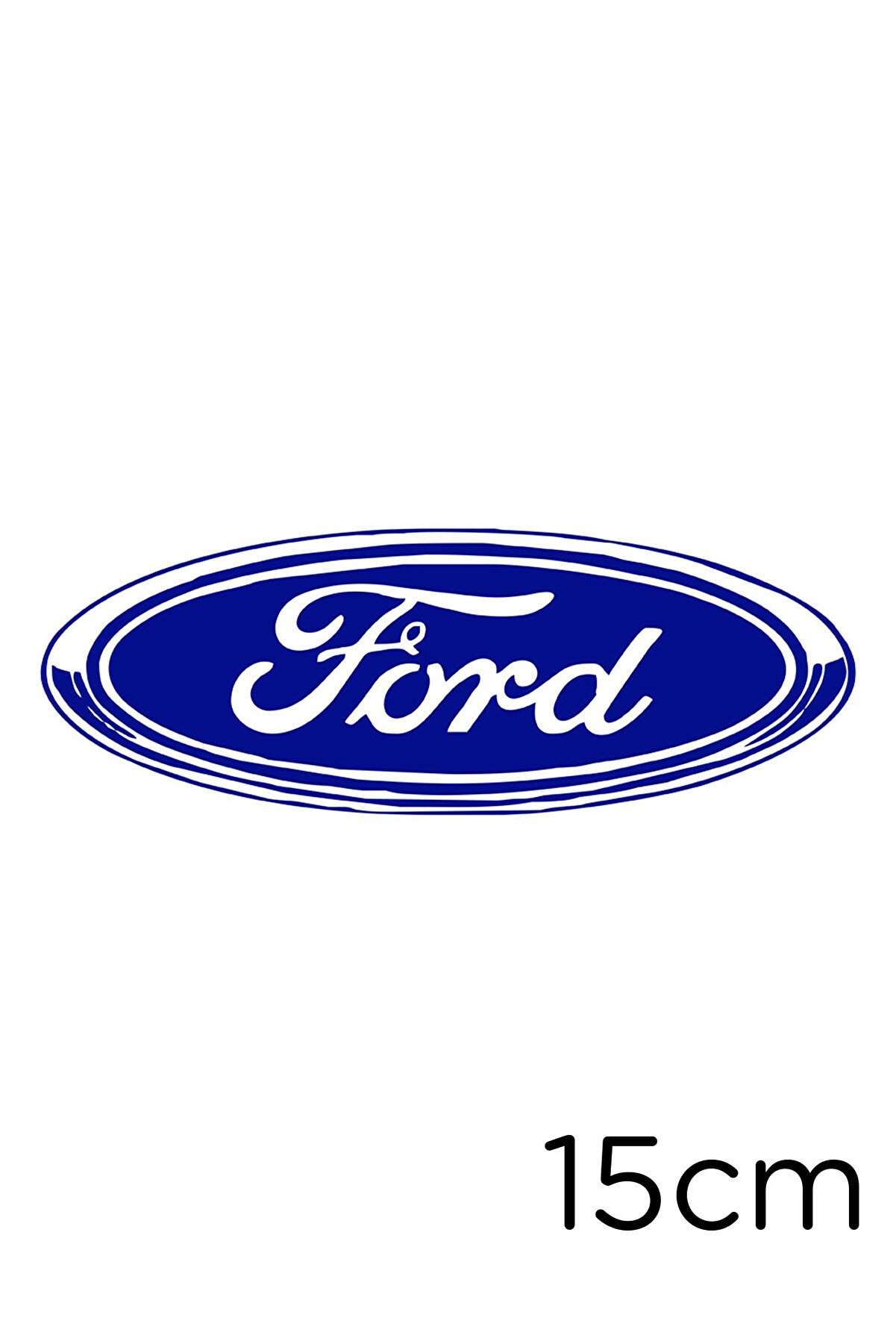New Jargon Ford Yazısı Ve Logosu Sticker Yapıştırma 15cm - Lacivert