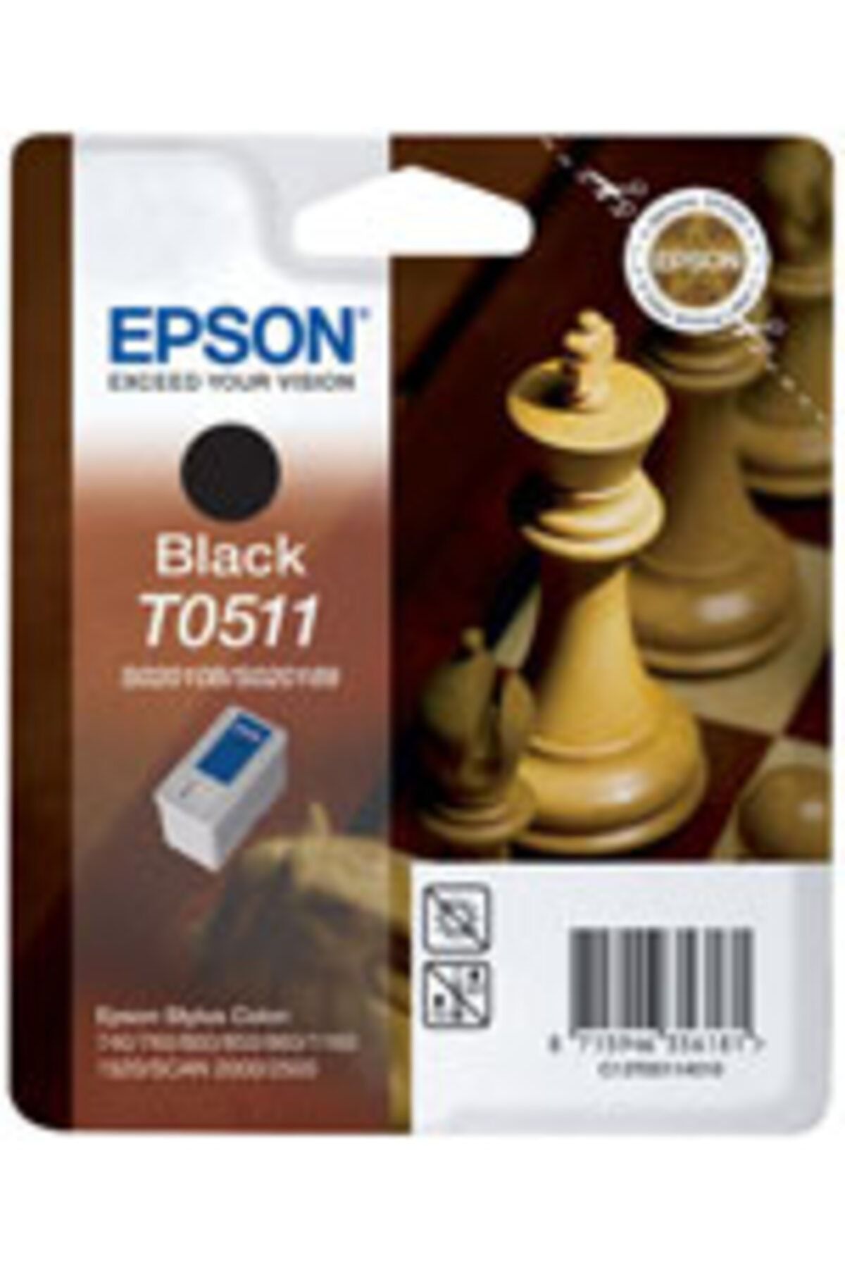 Epson T0511 C13t05114020 Orjinal Siyah Kartuş