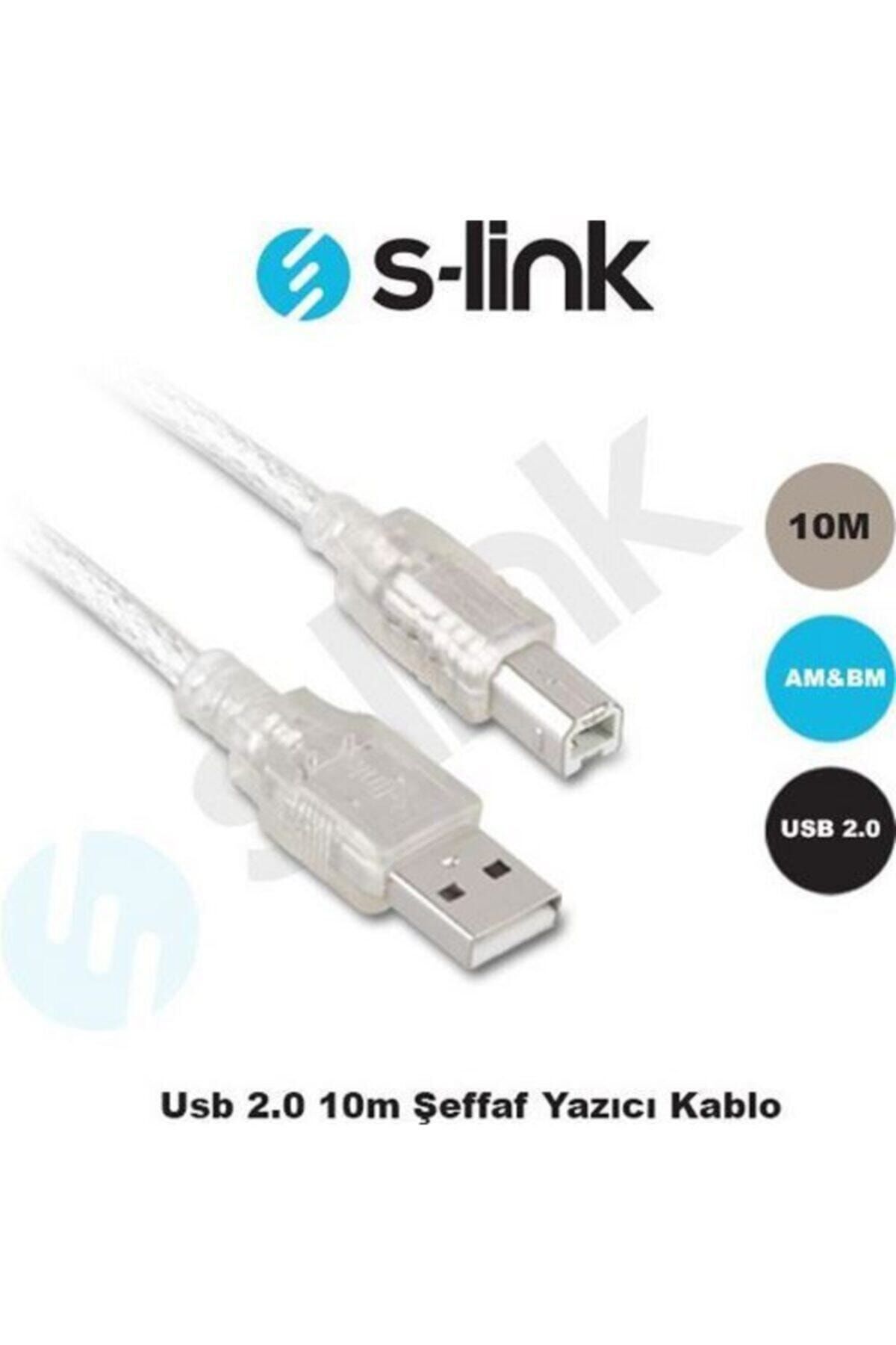 S-Link Usb 1.5metre Sl-u2015 Usb 2.0 Yazıcı Kablosu