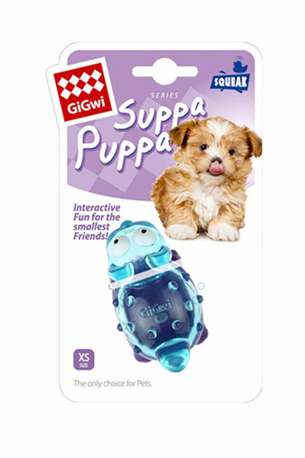Gigwi Suppa Puppa Kedi Mavi Mor Yavru Köpek Oyuncağı