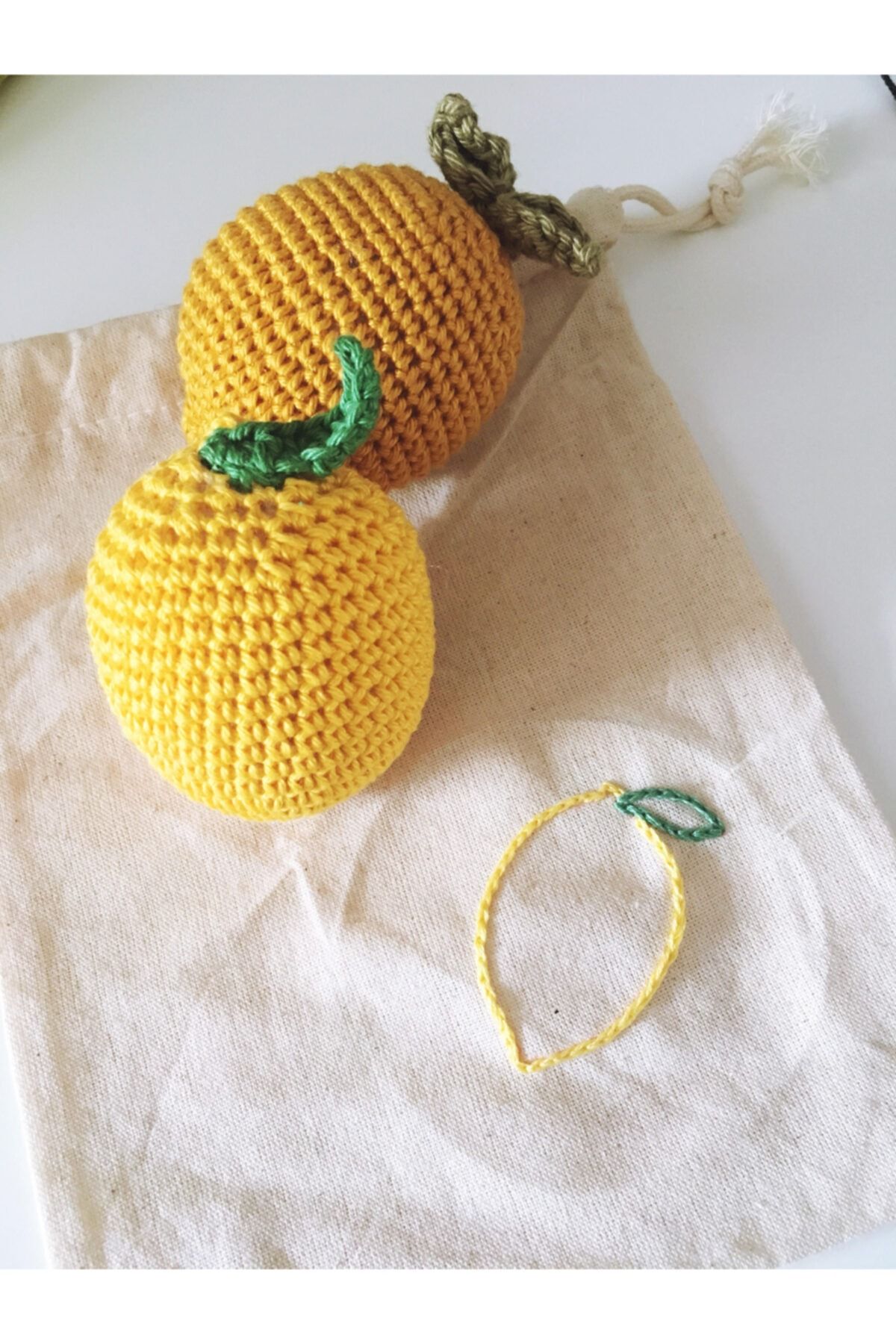 hobikutu atelier Limon El Yapımı Amigurumi Sebze Oyuncak