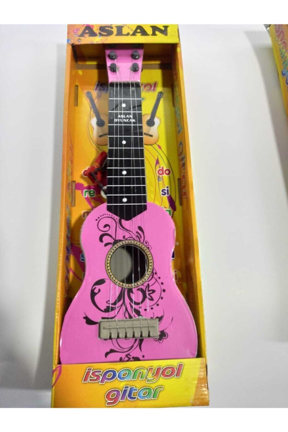 Genel Markalar Aslan Toys 50 Cm Oyuncak Ispanyol Gitar Pembe Poşet Ambalajlı