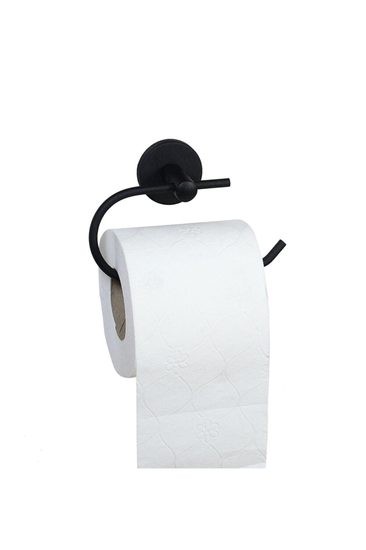 MultiStore Siyah Wc Kağıtlık Tuvalet Kağıtlığı Tuvalet Kağıdı Askısı Kapaksız Tuvalet Kağıtlık