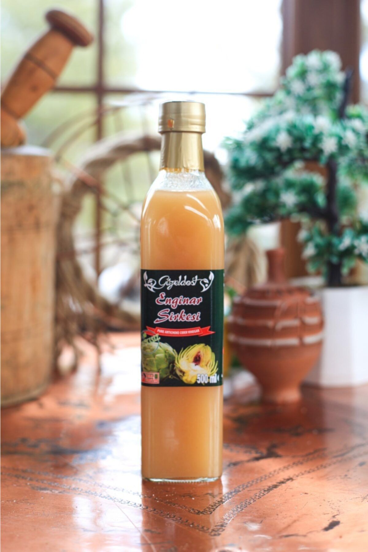 Güzeldost Enginar Sirkesi 500 ml (DOĞAL FERMENTE)