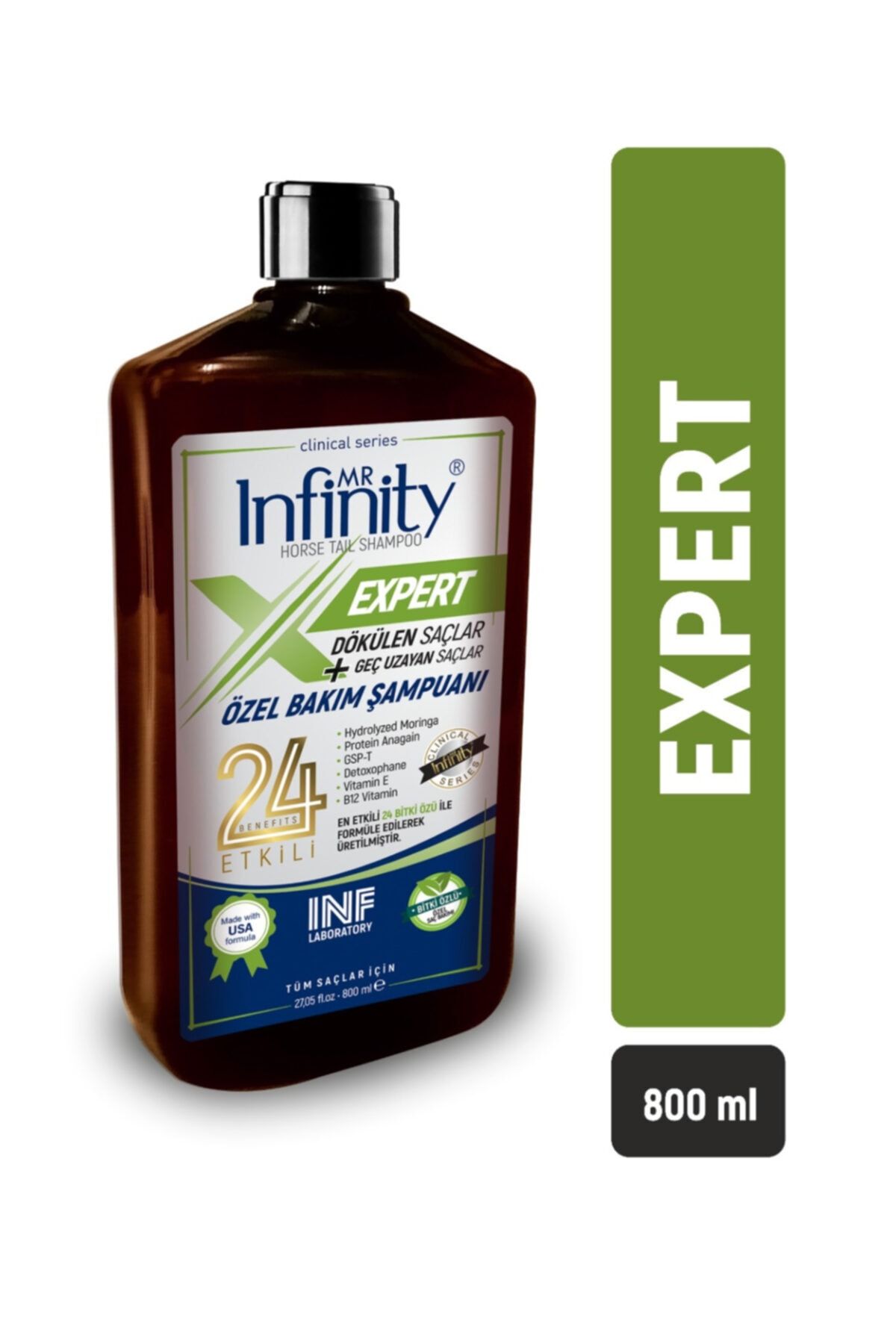 mr infinity Expert & Horse Tail Dökülen Geç Uzayan Saçlar Için Şampuan 800ml (dökülme Karşıtı Özel Seri )