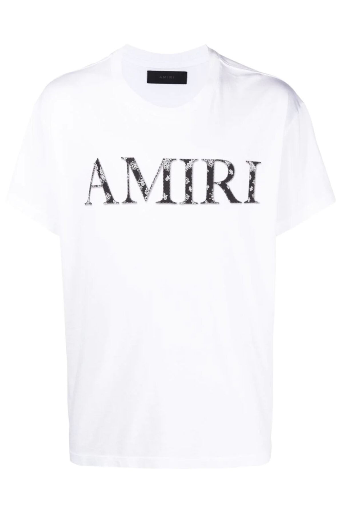 Amiri Bandana Print Regular Fit Beyaz T-shirt