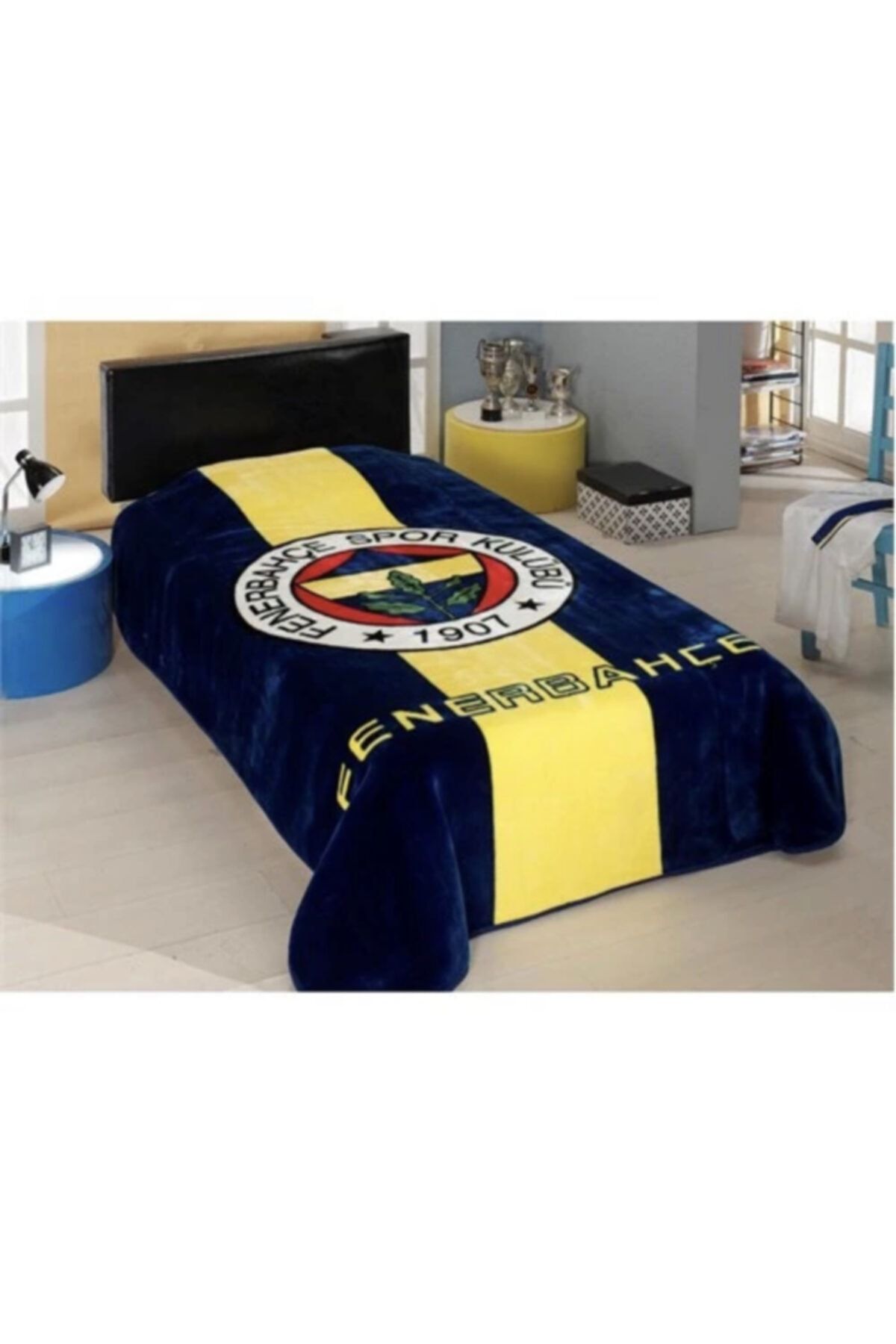 Fenerbahçe Tek Kişilik Ipek Soft Lisanslı Fenerbahçe Battaniye