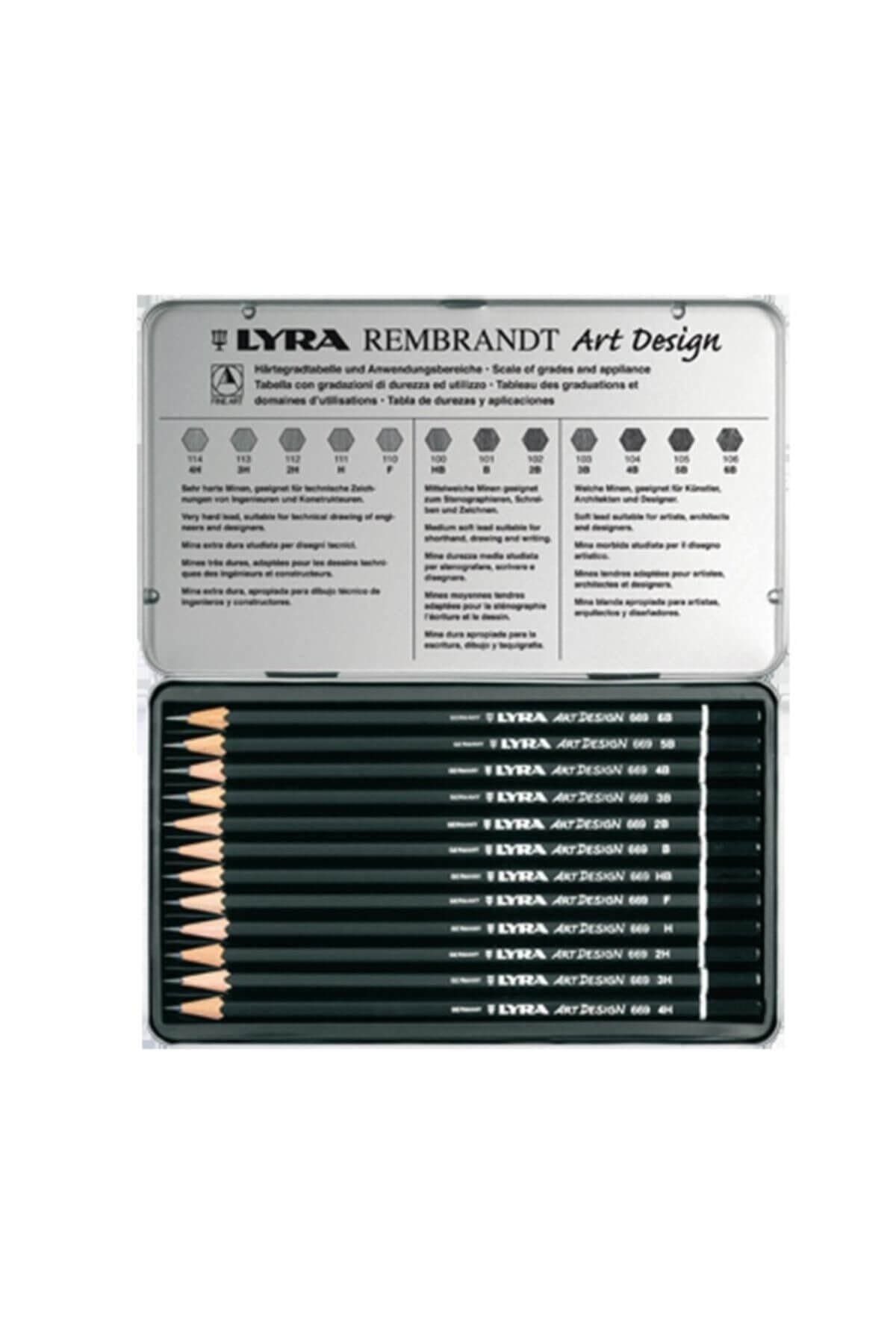 Lyra Art Design Dereceli Kalem 12 Renk Metal Karışık L1111120