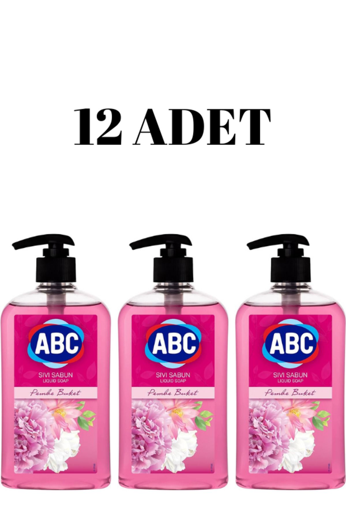 ABC Sıvı Sabun Pembe Buket 400 ml ( 12 ADET )