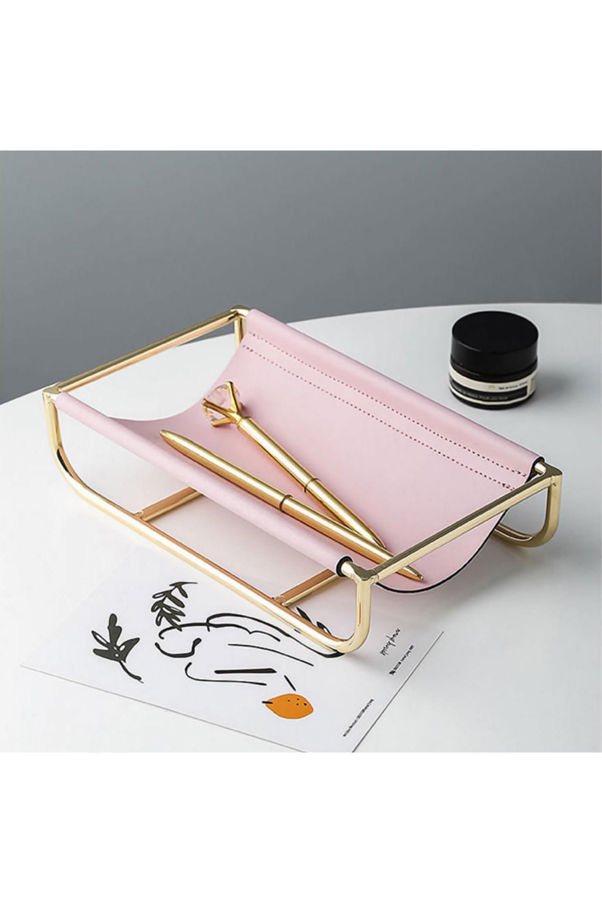 Miniminti Gold Masaüstü Organizer - Pembe