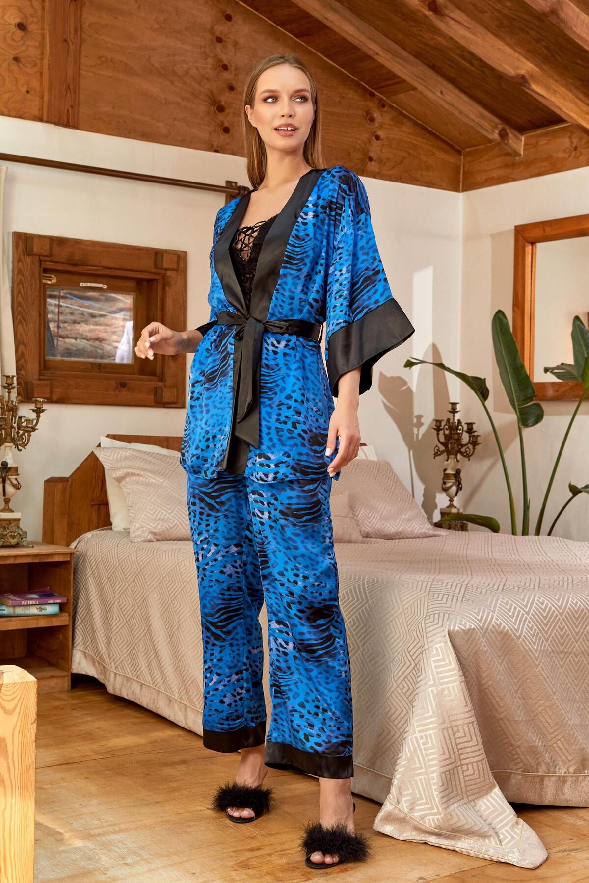 Cossy By Aqua Kadın 3'Lü Pijama Takımı 24104