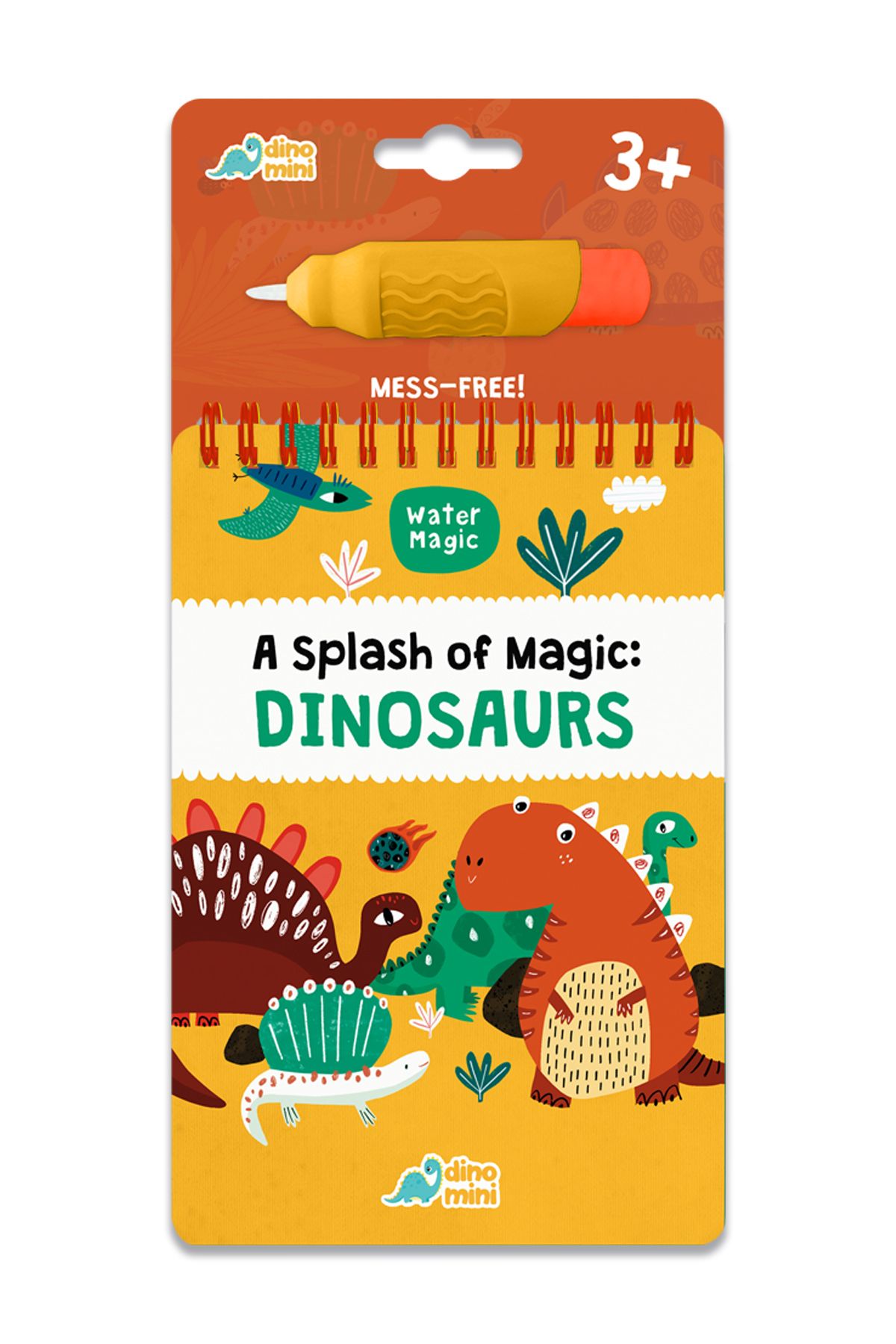 Neobebek A Splash Of Magic - Dinosaurs (WATER MAGİC SİHİRLİ BOYAMA KİTABI)
