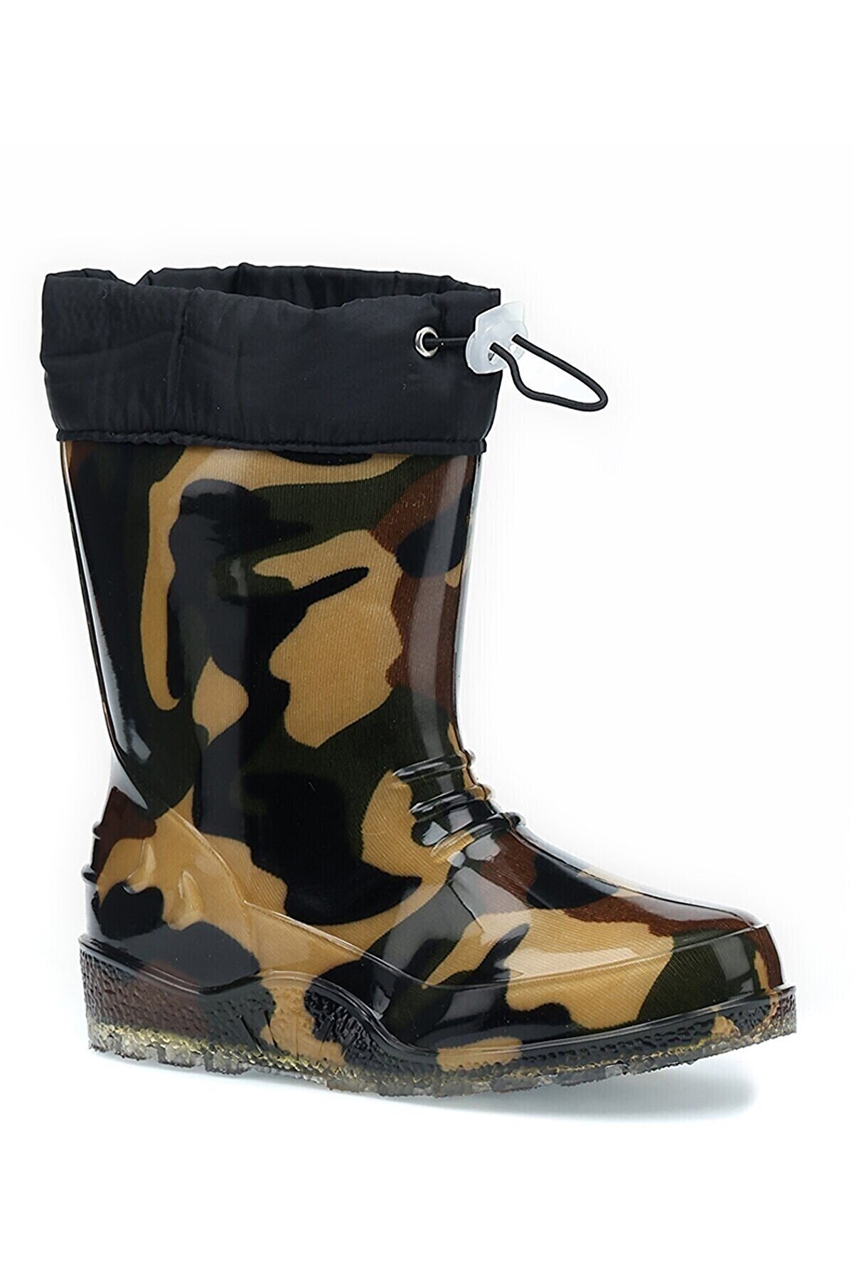 Genel Markalar Çocuk Kışlık Su Geçirmez Yağmurluk Çizmesi - 1 Beden Büyük