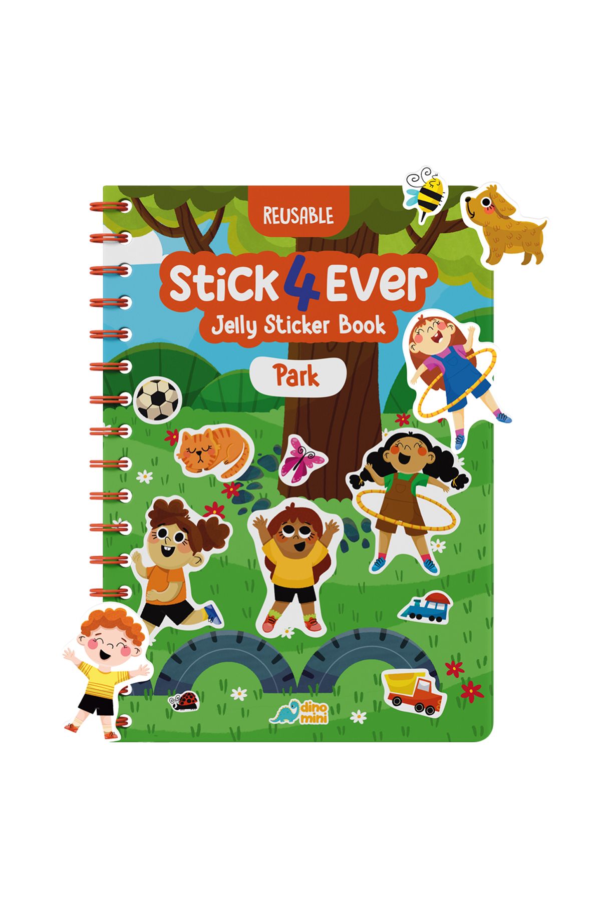 Neobebek Stick4ever - Park - Tak Çıkar Jelly Sticker Kitabı - Tükenmeyen Sticker