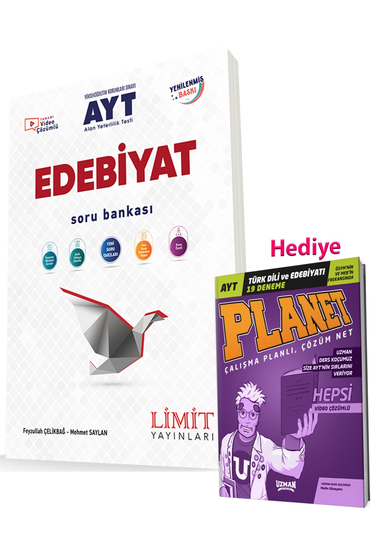 Limit Yayınları LİMİT AYT EDEBİYAT SORU BANKASI (Uzman AYT Planet Türk Dili ve Edebiyatı 19`lu Deneme)