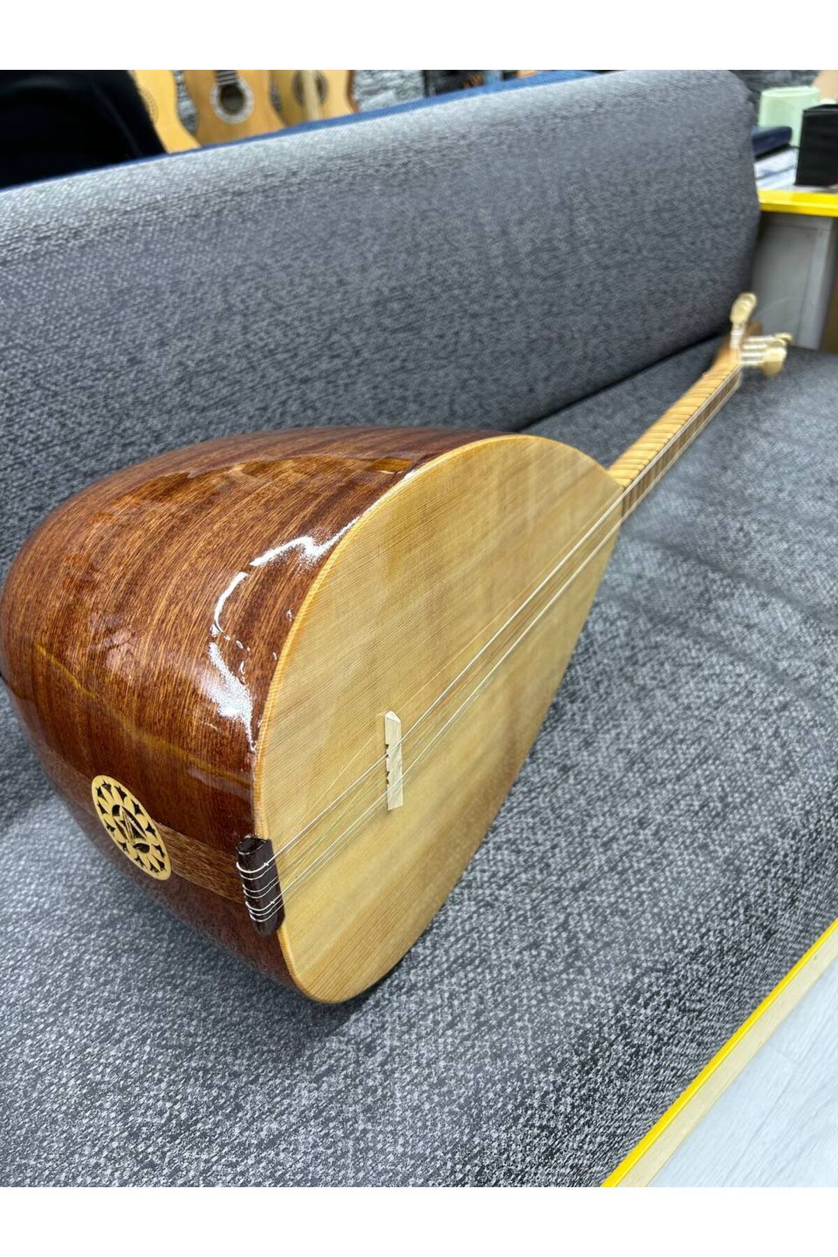 Diyar Saz Evi KISA SAP MAUN SAZ BAĞLAMA KILIF+TEL+TEZENE HEDİYELİ ...