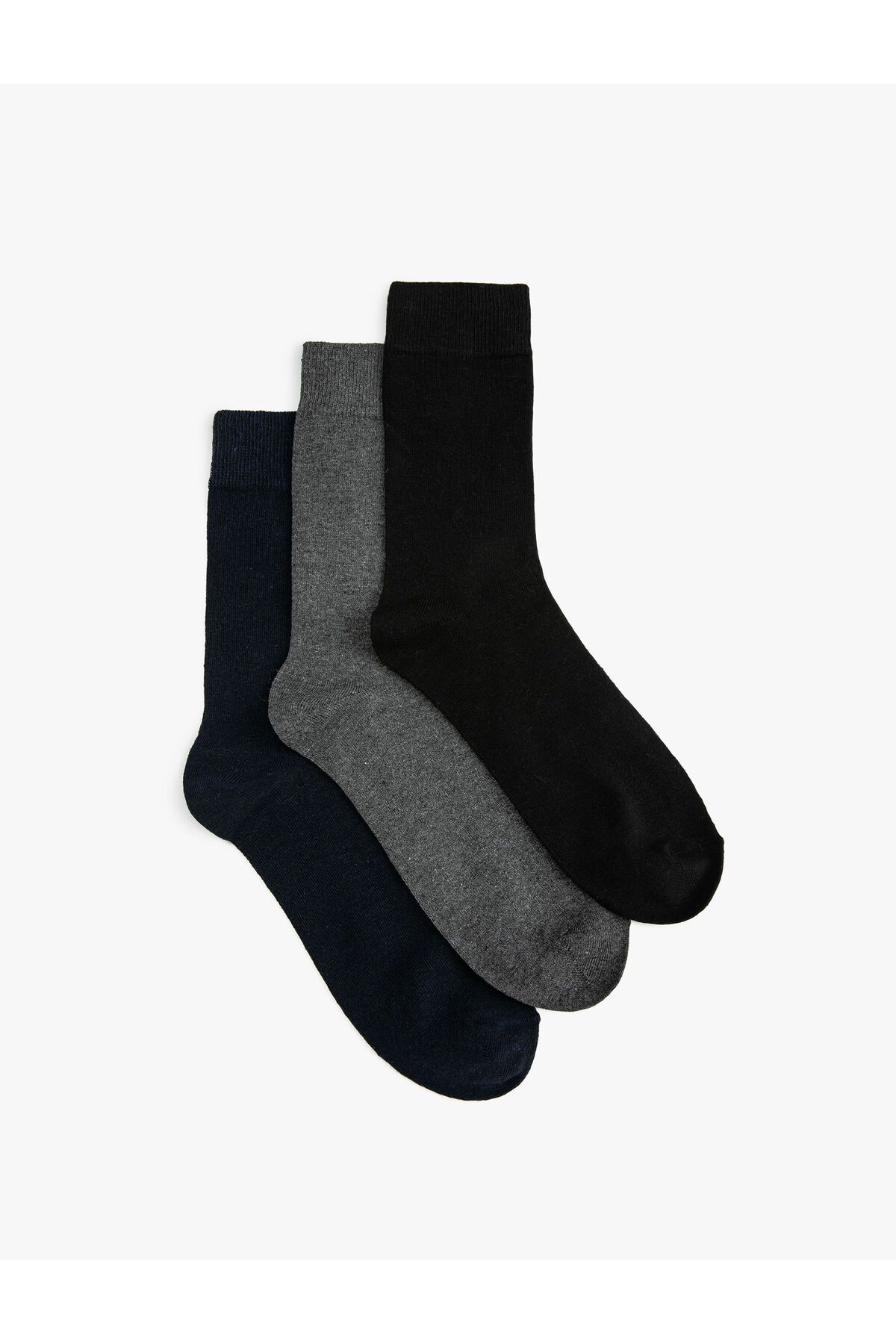 Koton 3'lü Soket Çorap Seti Basic Çok Renkli