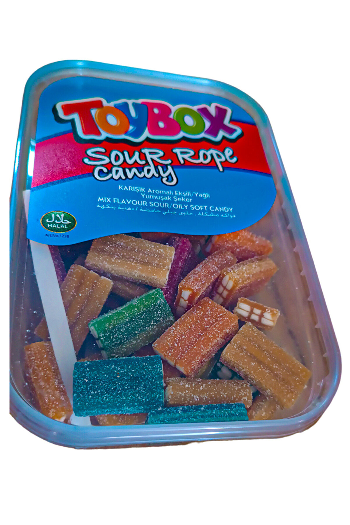 pampelu Toybox karışık meyveli ekşili tatlı jelibon yumuşak şeker sour