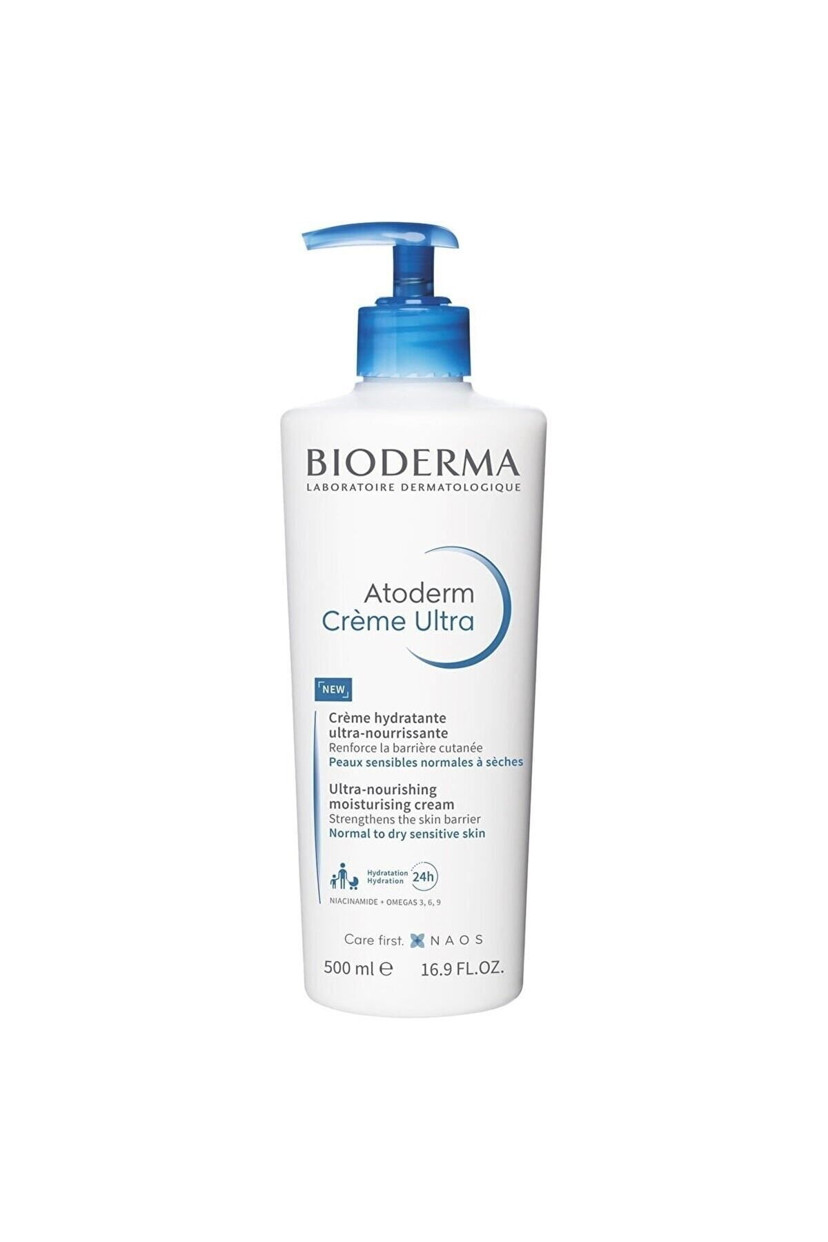 Bioderma Atoderm Cream Ultra 500 mlKuru Ciltler İçin Ultra NemlendiriciBesleyici ve Koruyucu Krem...