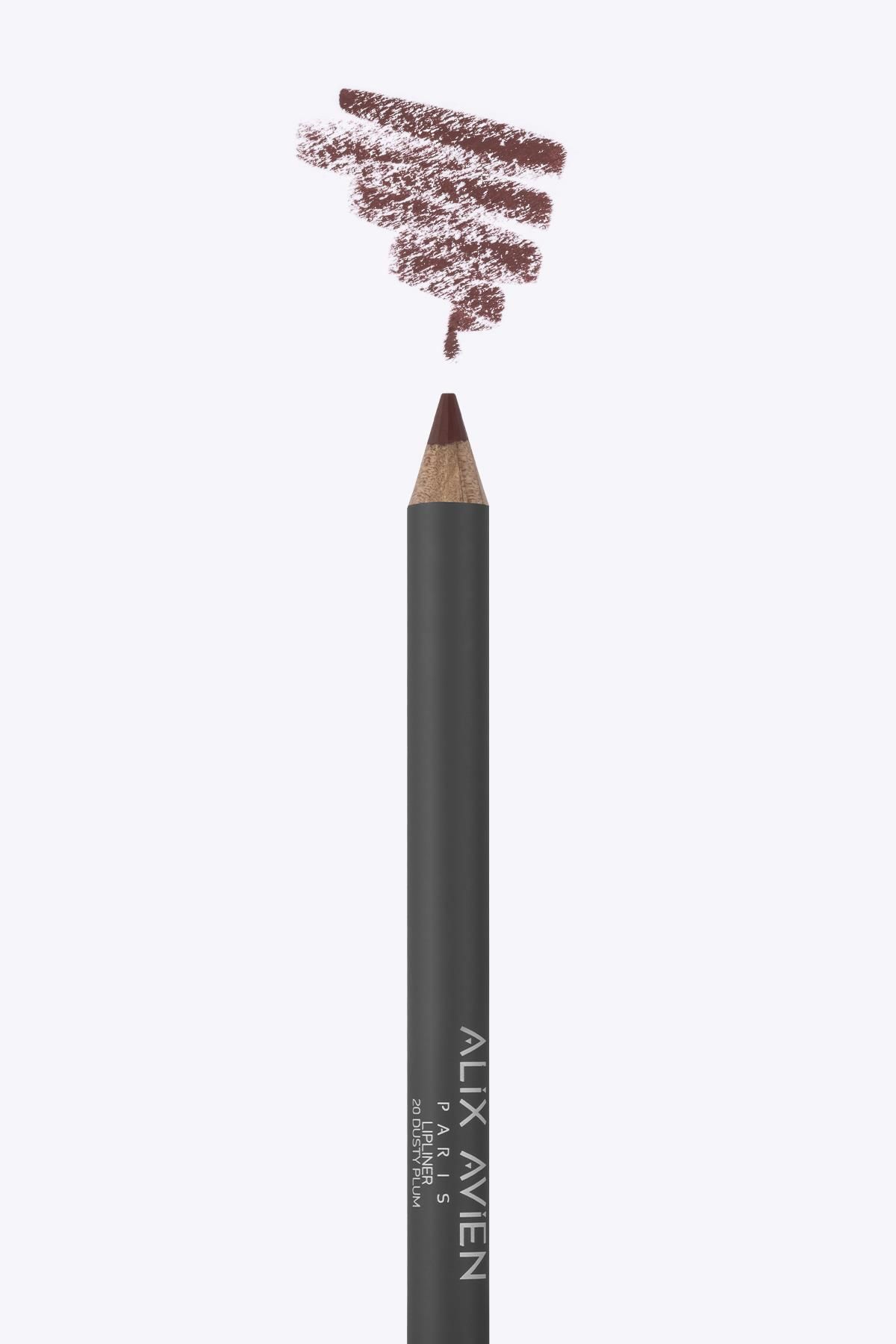 Alix Avien Dudak Kalemi Lipliner Pencil 20 Dusty Plum - Dağılma Yapmayan 6 Saate Kadar Kalıcı Etki