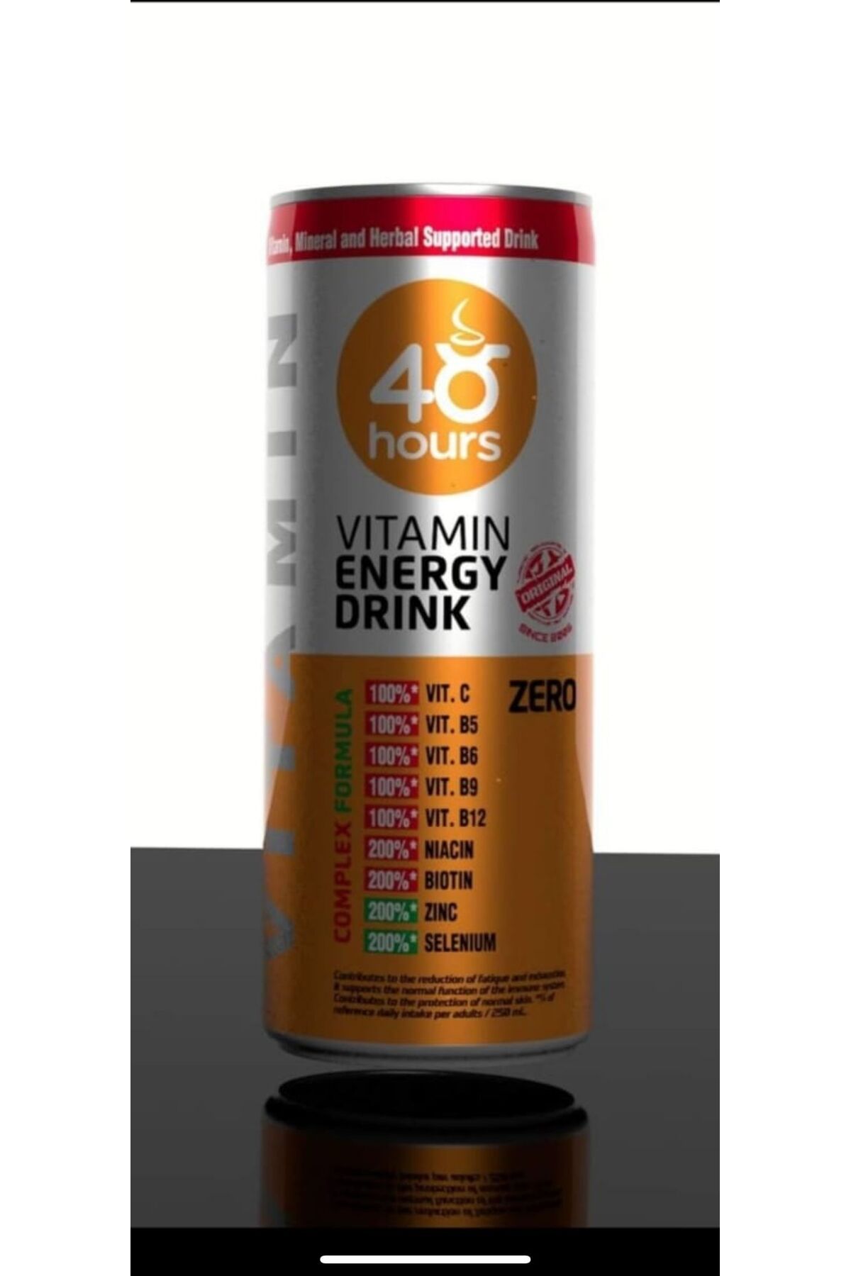 Nitro 48 Hourse Vıtamın Energy Drınk/ 48 Saat C Vitaminli Enerji Içeceği 250 ml 24'lü Koli