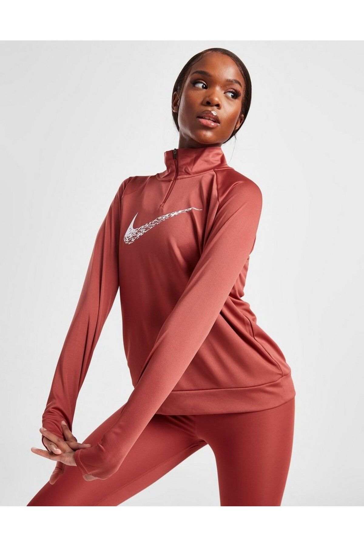 Nike Dri-FIT Swoosh Run Kadın Koşu Üstü