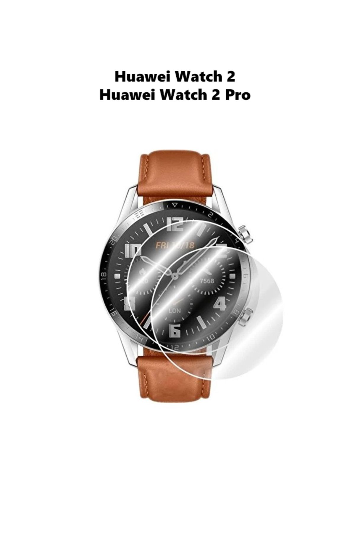 AQUA AKSESUAR Huawei Watch 2 / Watch 2 Pro Uyumlu Jelatin Nano Ekran Koruyucu (2 adet)